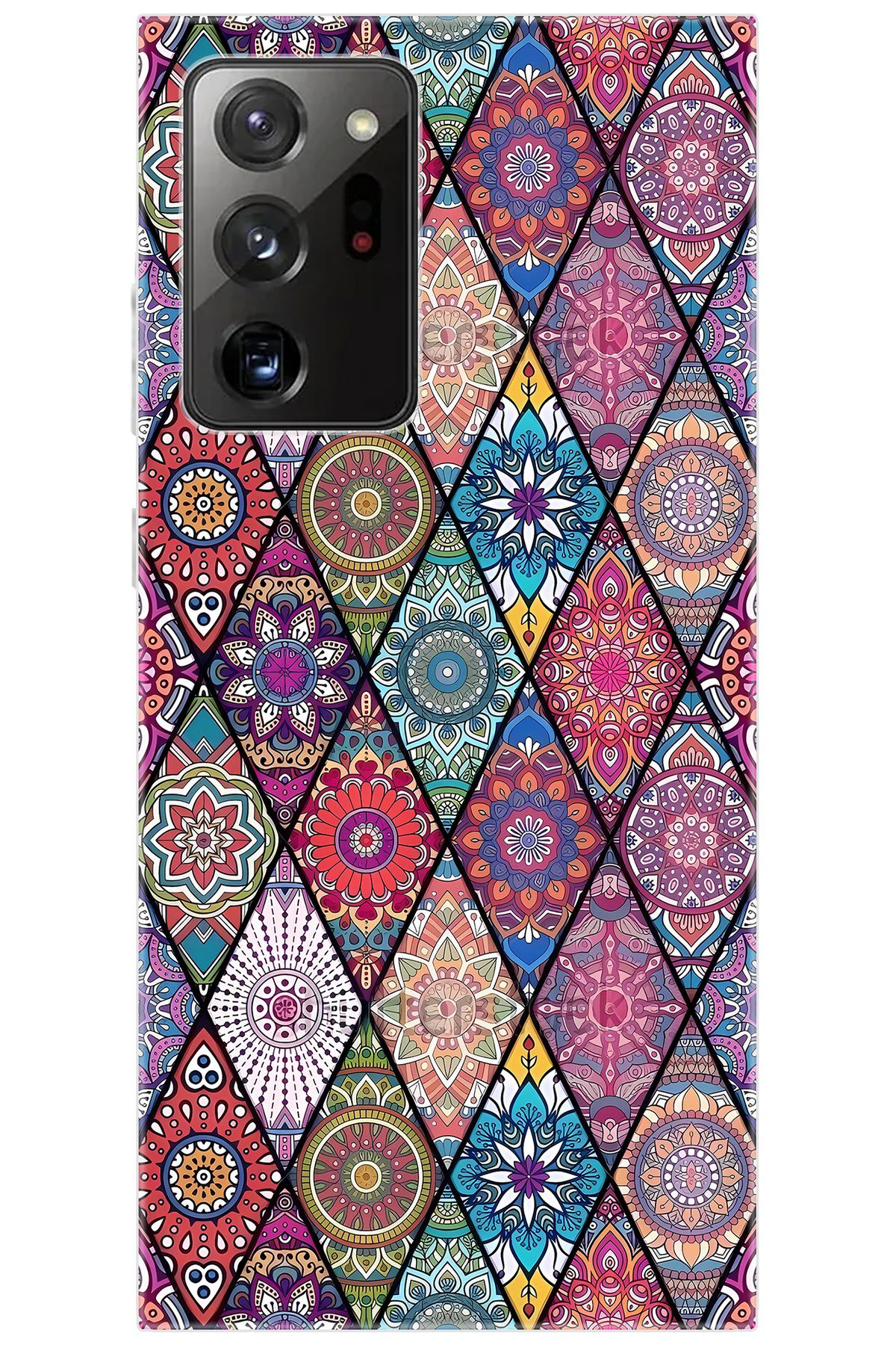 Ceppare Samsung Galaxy Note 20 ULTRA SM-N985F Uyumlu Kılıf Desenli Silikon Kilim Tasarım STK:660 CP-F79Qatb