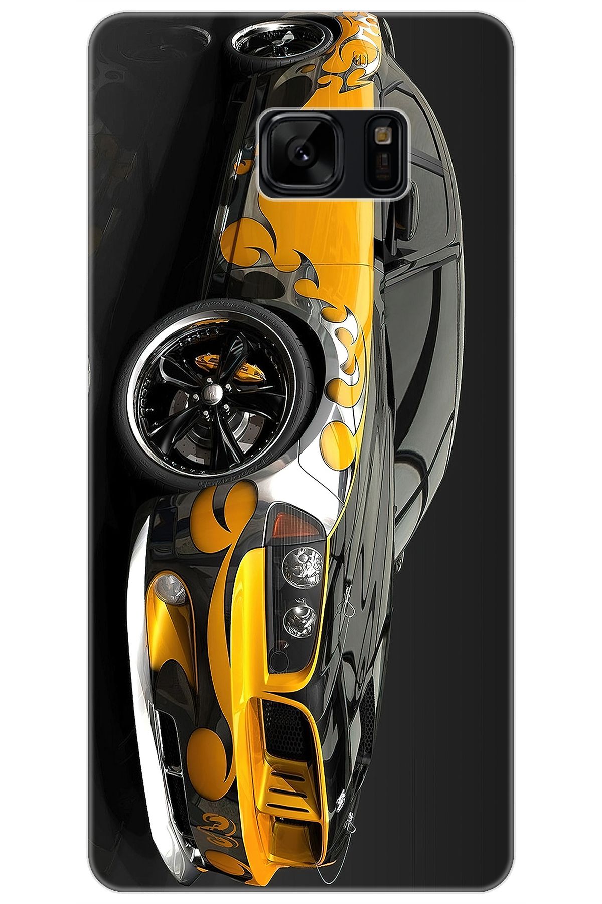 Ceppare Samsung Galaxy Note FE (SM-N935F) Uyumlu Kılıf Desen İnce Silikon Carros Velozes STK:292 CP-1EWrbLp