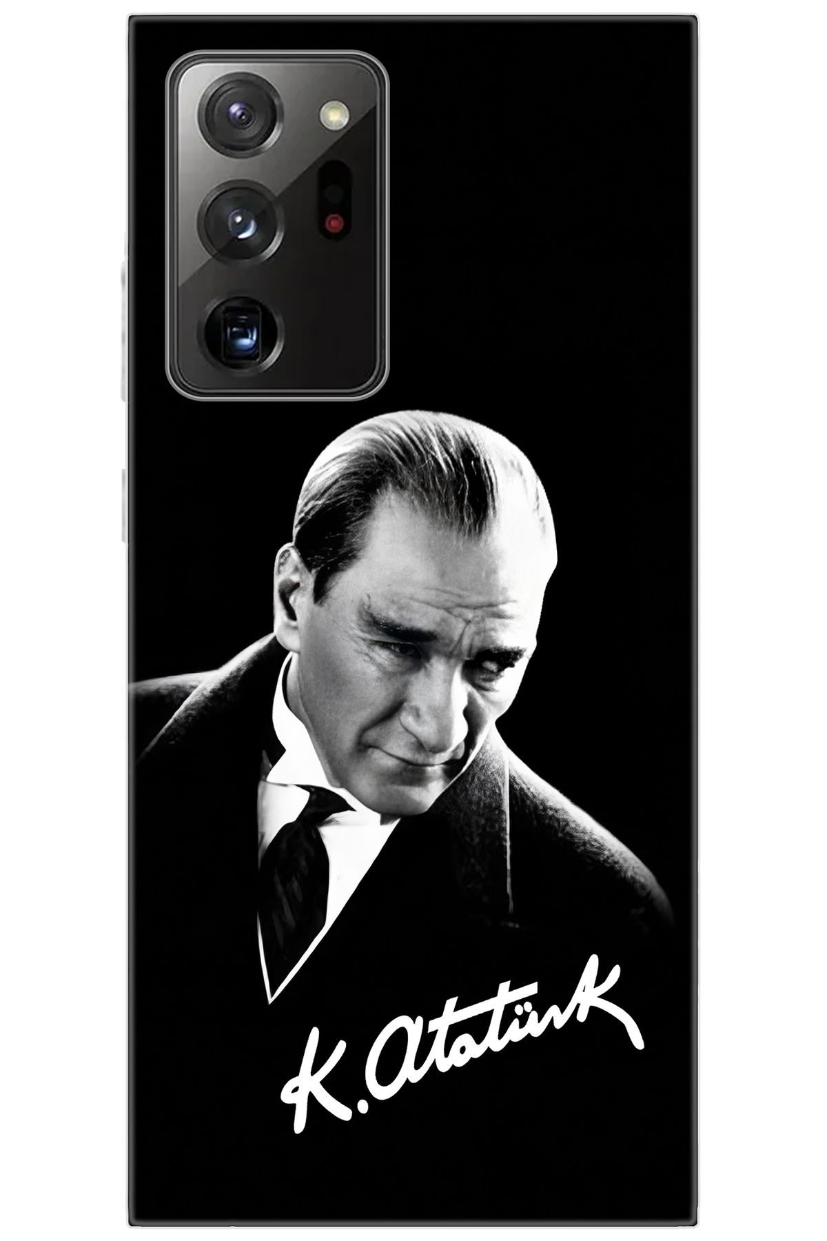 Ceppare Samsung Galaxy Note 20 ULTRA (SM-N985F) Uyumlu Kılıf Desen Silikon Atatürk Serisi STK:390 CP-R3NunJB