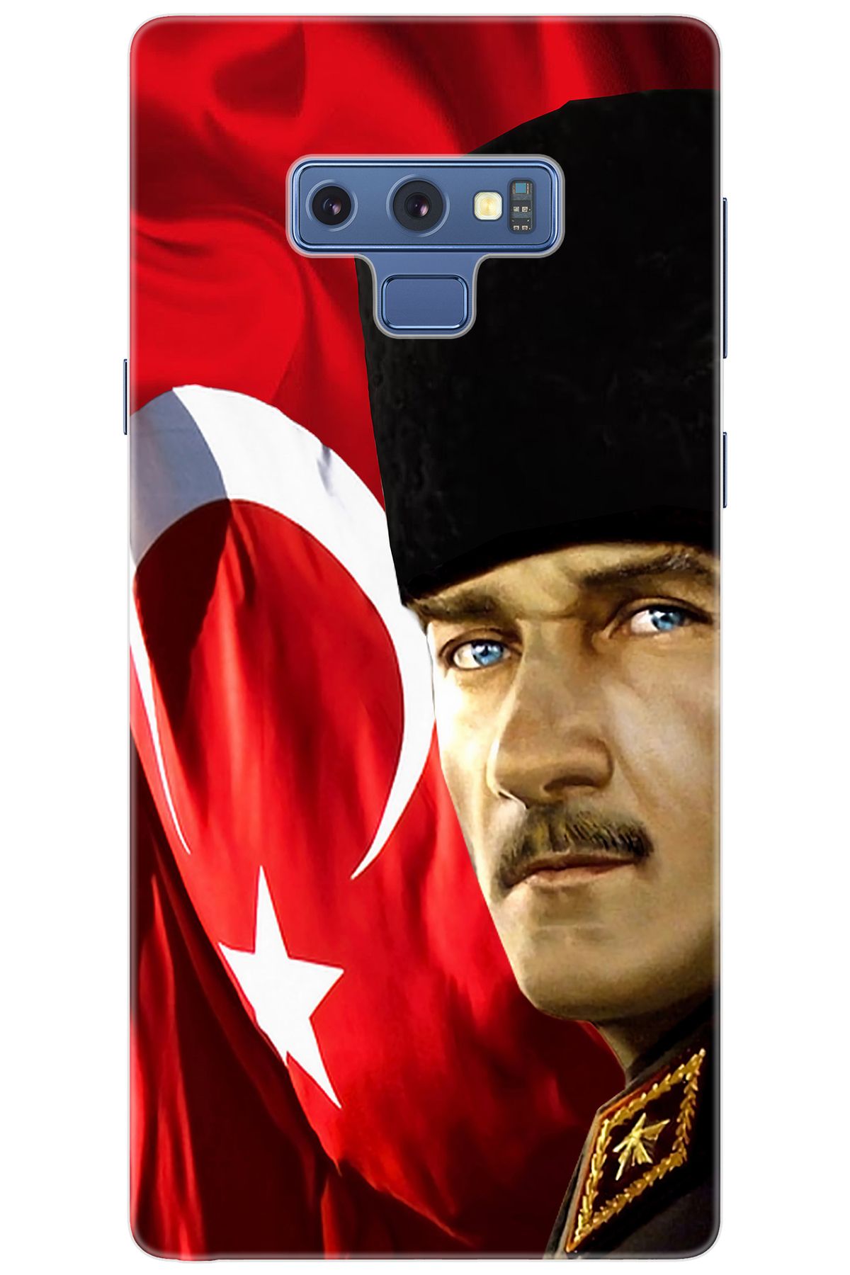 Ceppare Samsung Galaxy Note 9 (SM-N960F) Uyumlu Kılıf Desenli Silikon Atatürk Seri STK:726 CP-G0NgDX4