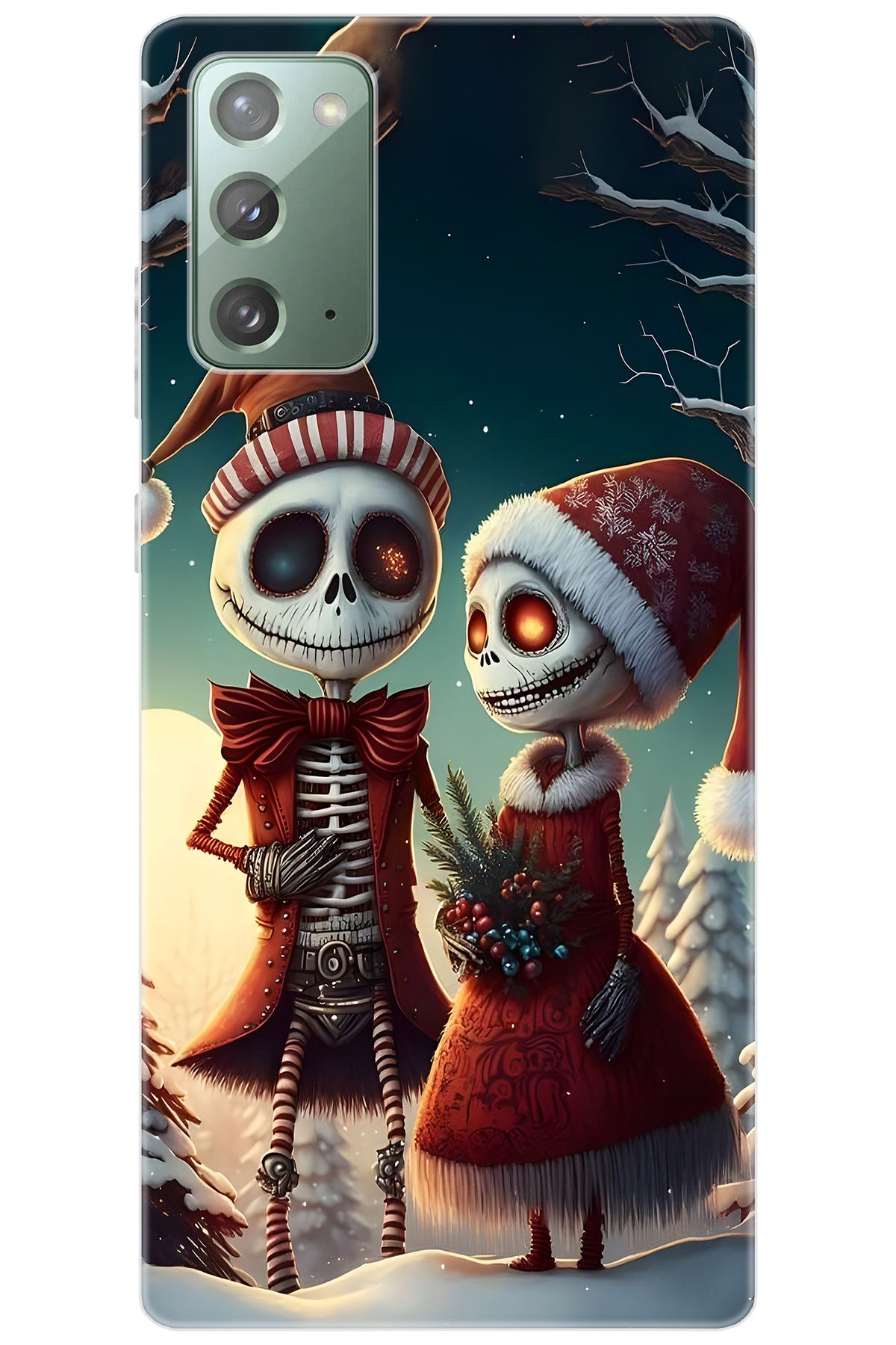 Ceppare Samsung Galaxy Note 20 (SM-N980F) Uyumlu Kılıf Desenli Silikon İskelet Serisi STK:714 CP-0X6WGIf