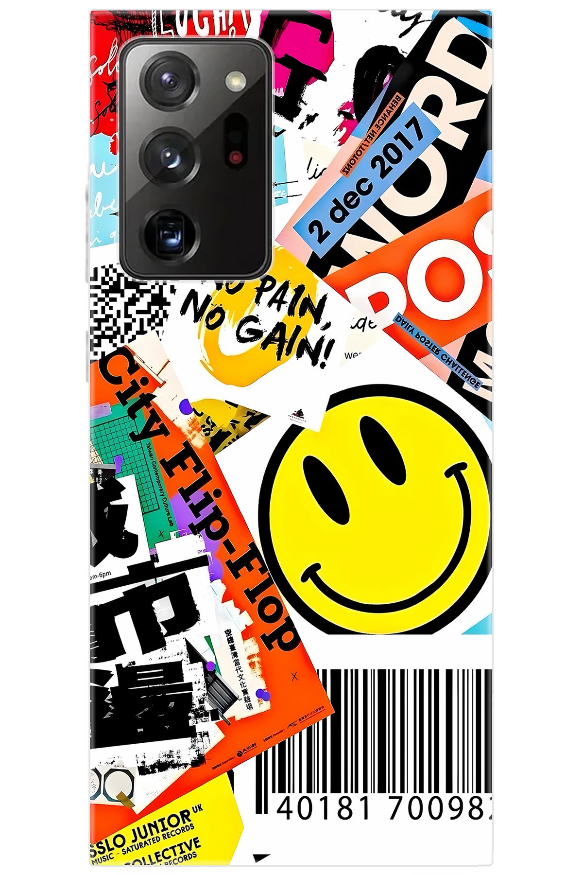 Ceppare Samsung Galaxy Note 20 ULTRA SM-N985F Uyumlu Kılıf Desen Silikon No Pain No Gain STK:694 CP-pzx3KsQ