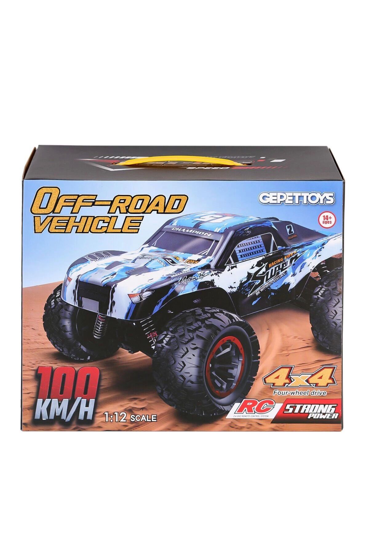 Gepettoys Aj22-20 Kumandalı 1:12 70 Km/h Off Road Araba 4x4
