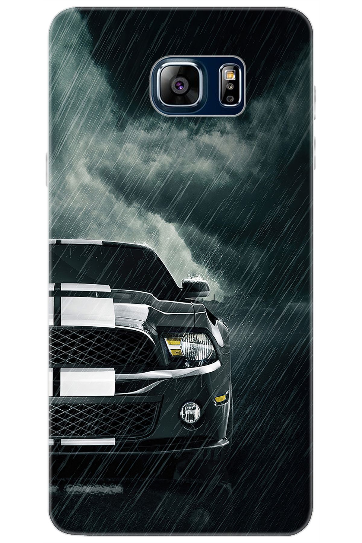 Ceppare Samsung Galaxy Note 5 (SM-N910F) Uyumlu Kılıf Desenli Silikon Araba Model STK:290 CP-NmgerUs