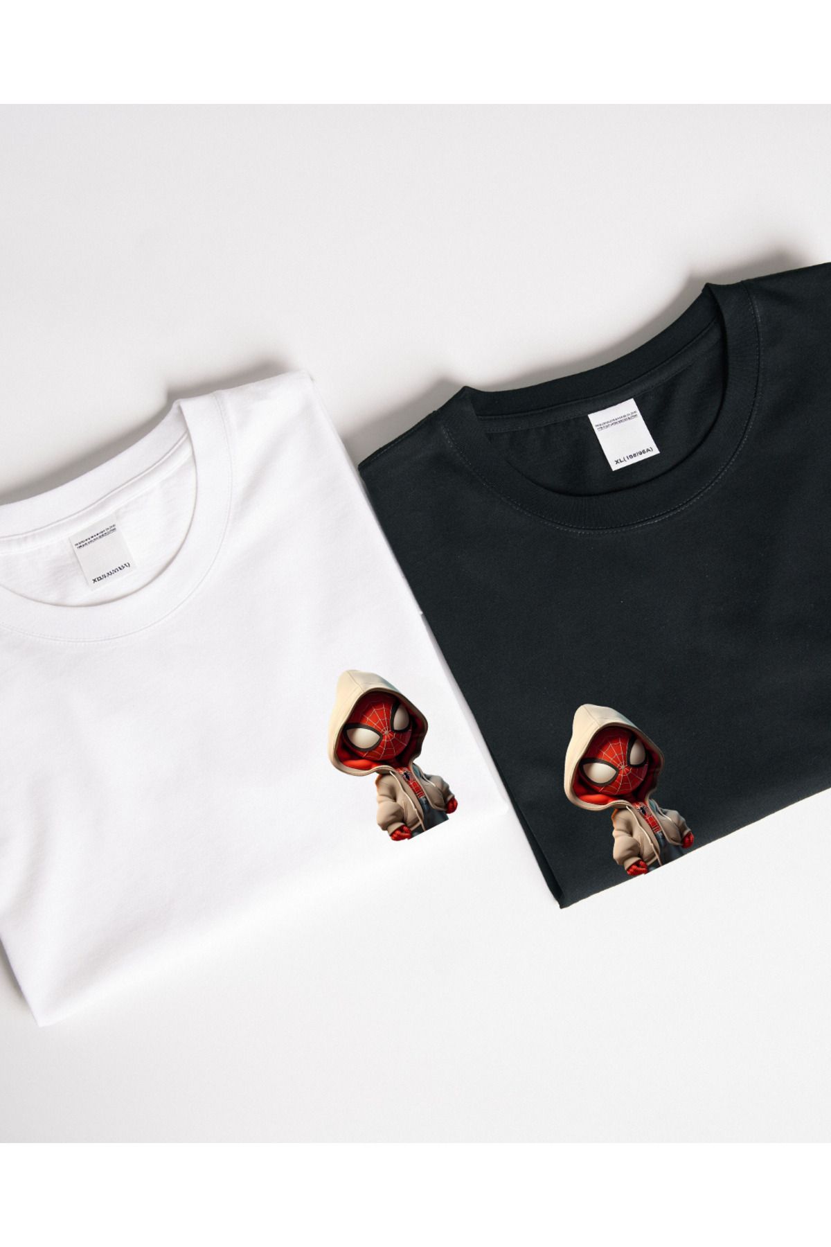 Ebiidesign Şapkalı Spaydırman Tasarımlı Baskılı T-Shirt