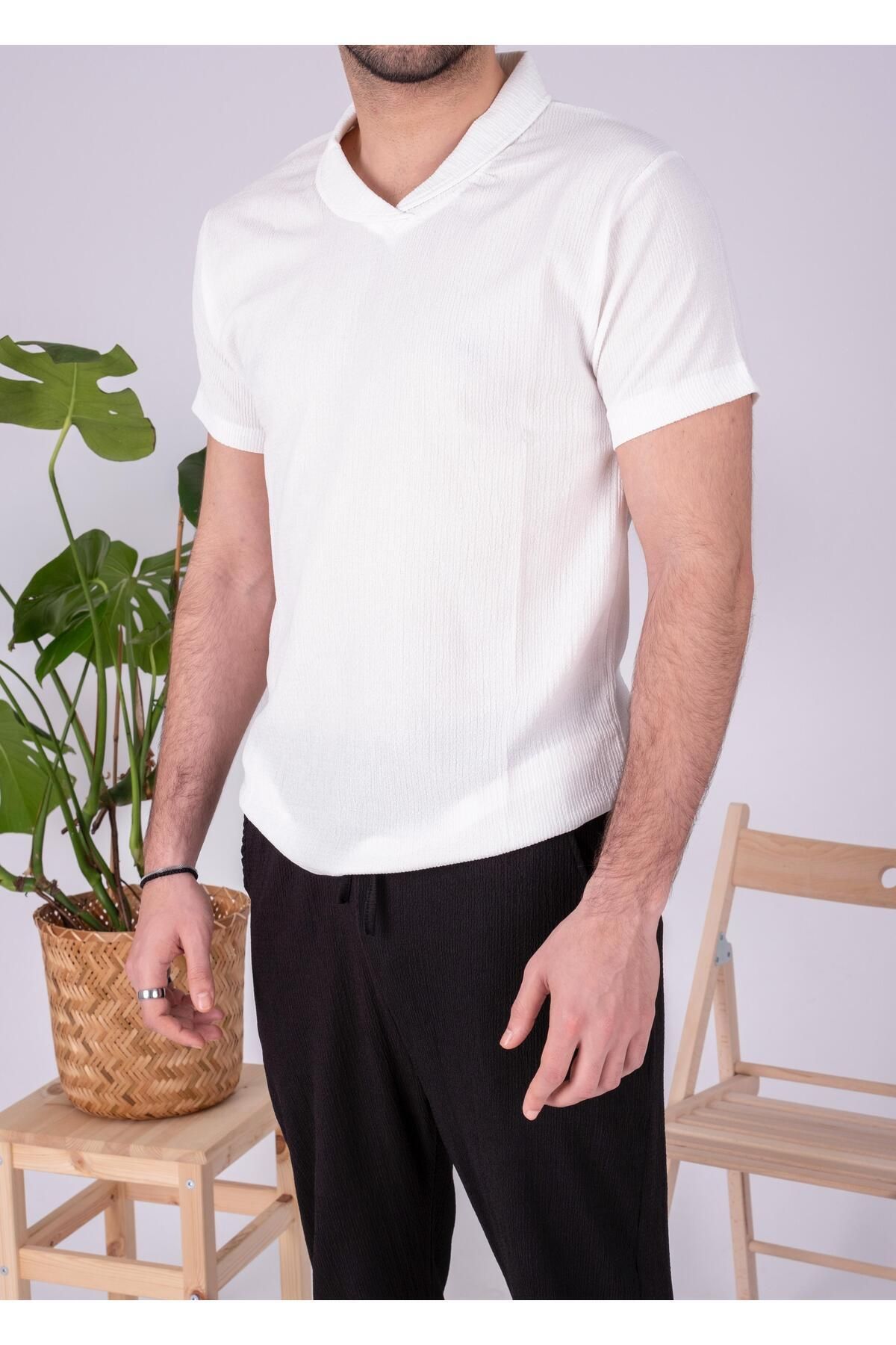 JAMPY Erkek Keten Gömlek Takım Özel Üretim Ferah Oversize Bürümcük Kumaş Alt Üst Gömlek Jogger Takım