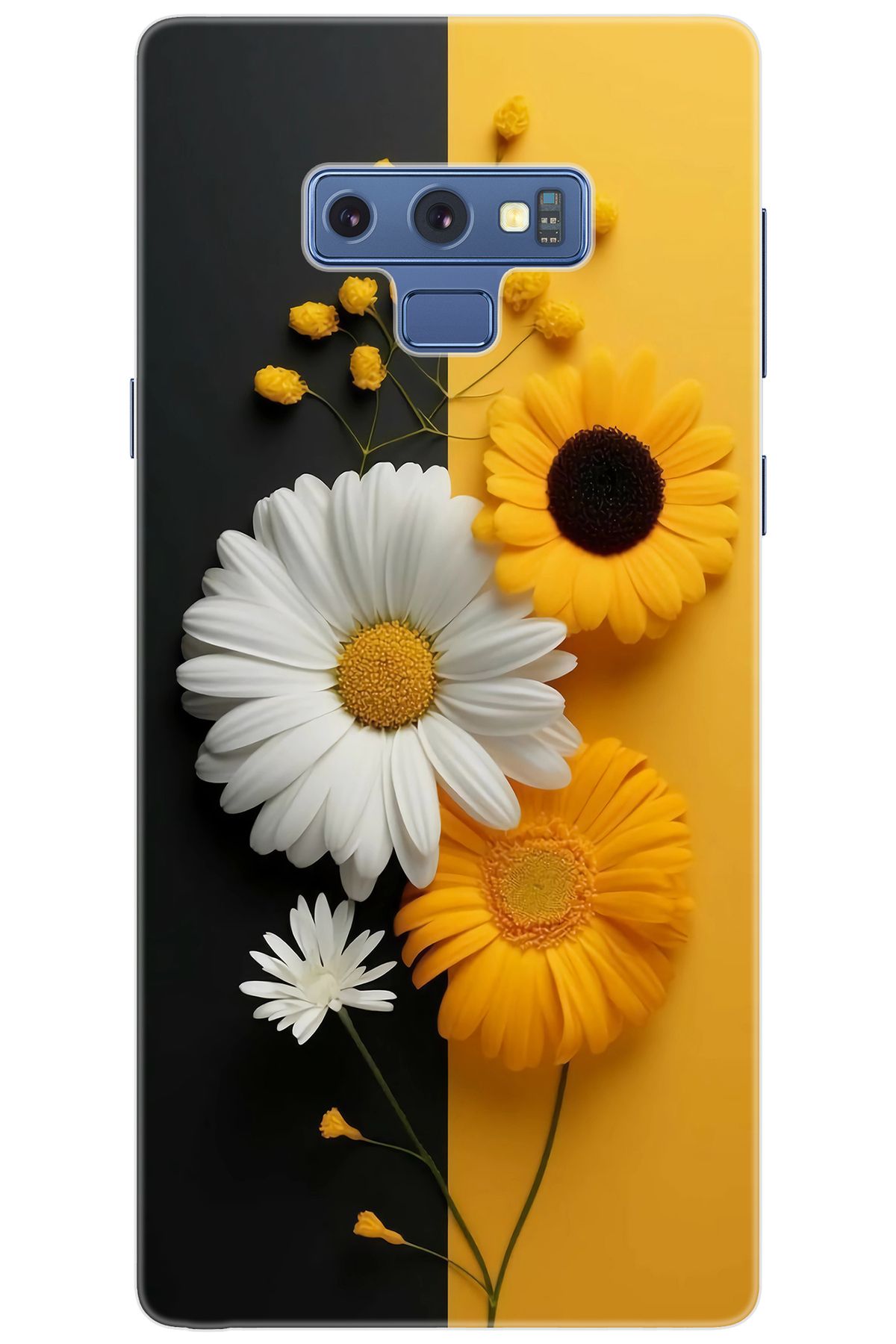 Ceppare Samsung Galaxy Note 9 (SM-N960F) Uyumlu Kılıf Desenli Silikon Papatya Serisi STK:737 CP-i4ejtkB