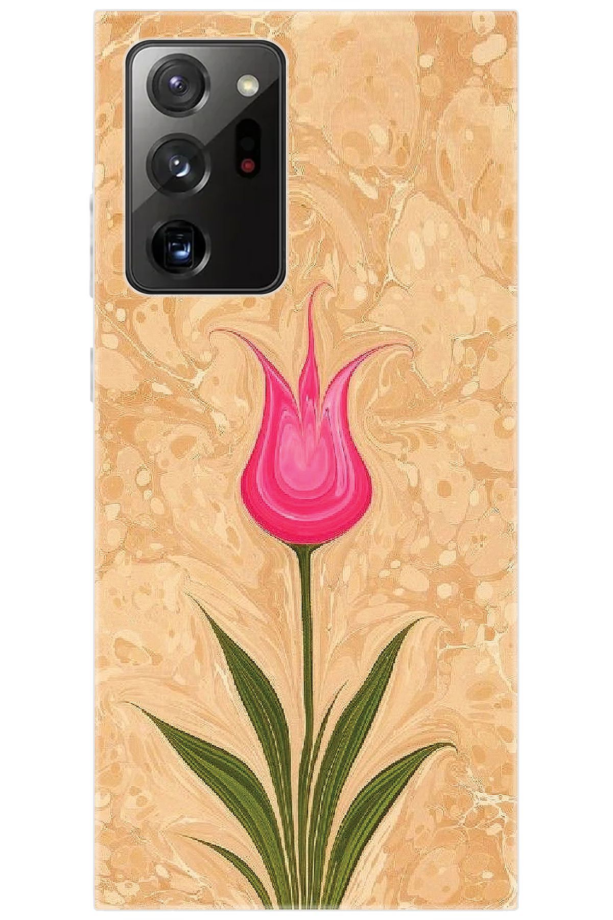 Ceppare Samsung Galaxy Note 20 ULTRA (SM-N985F) Uyumlu Kılıf Desenli Silikon Lale Tasarım STK:544 CP-MJTwUEd