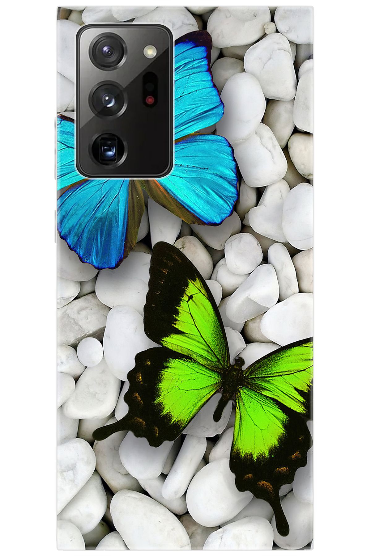 Ceppare Samsung Galaxy Note 20 ULTRA (SM-N985F) Uyumlu Kılıf Desenli Silikon Kelebekler STK:148 CP-OuJDMGk