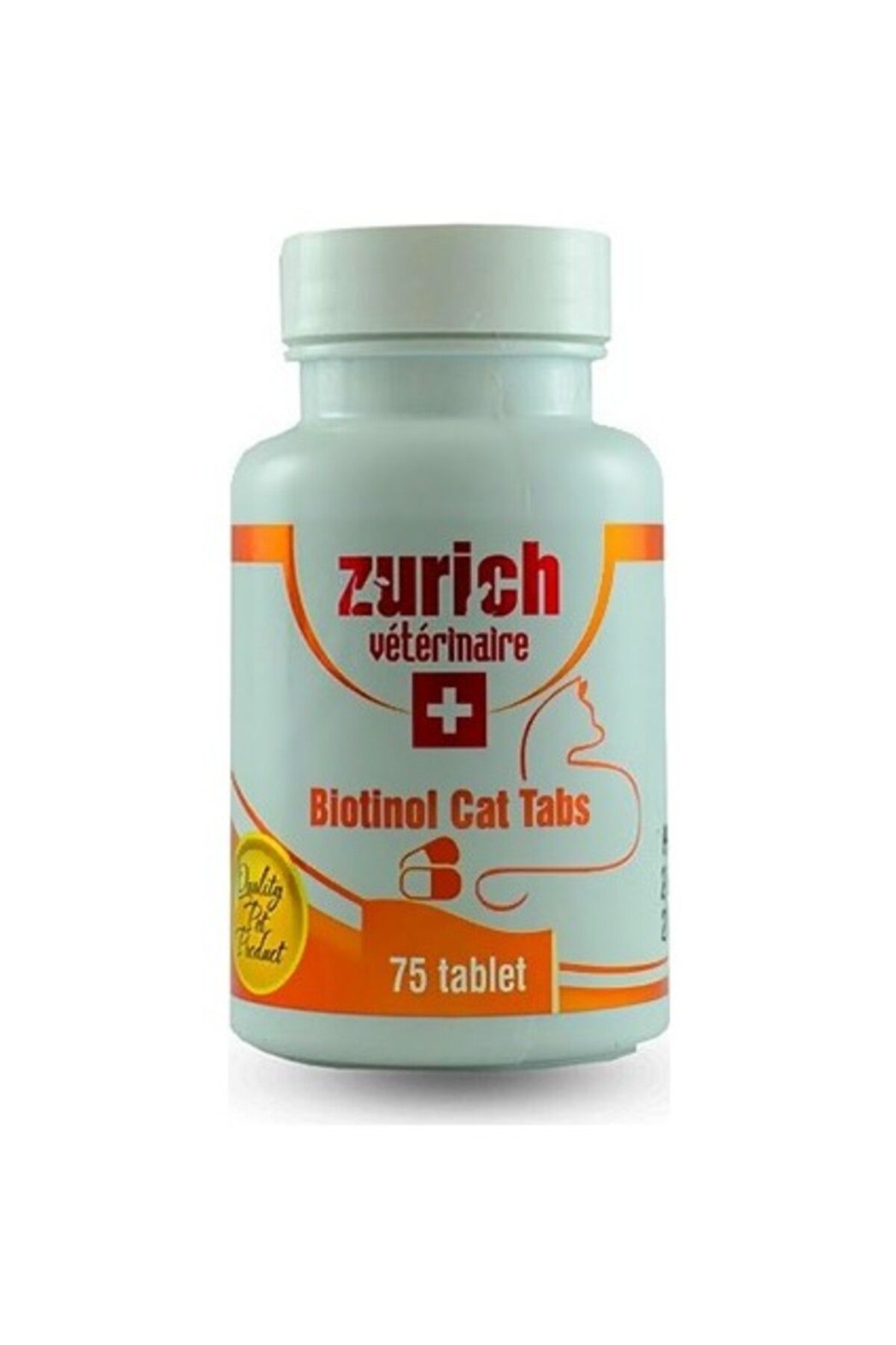 Orqinel Zurich Kediler Için Biotin Tüy Döküm Önleyici Tablet 75 Adet