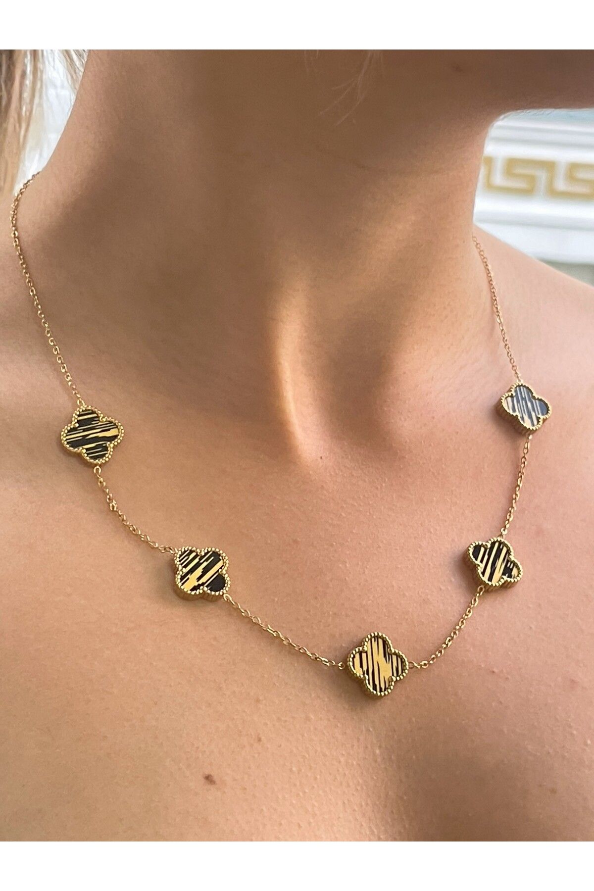 Bascom Steel Van Cleef Kolye ( 2 Yıl Firma Garantili )