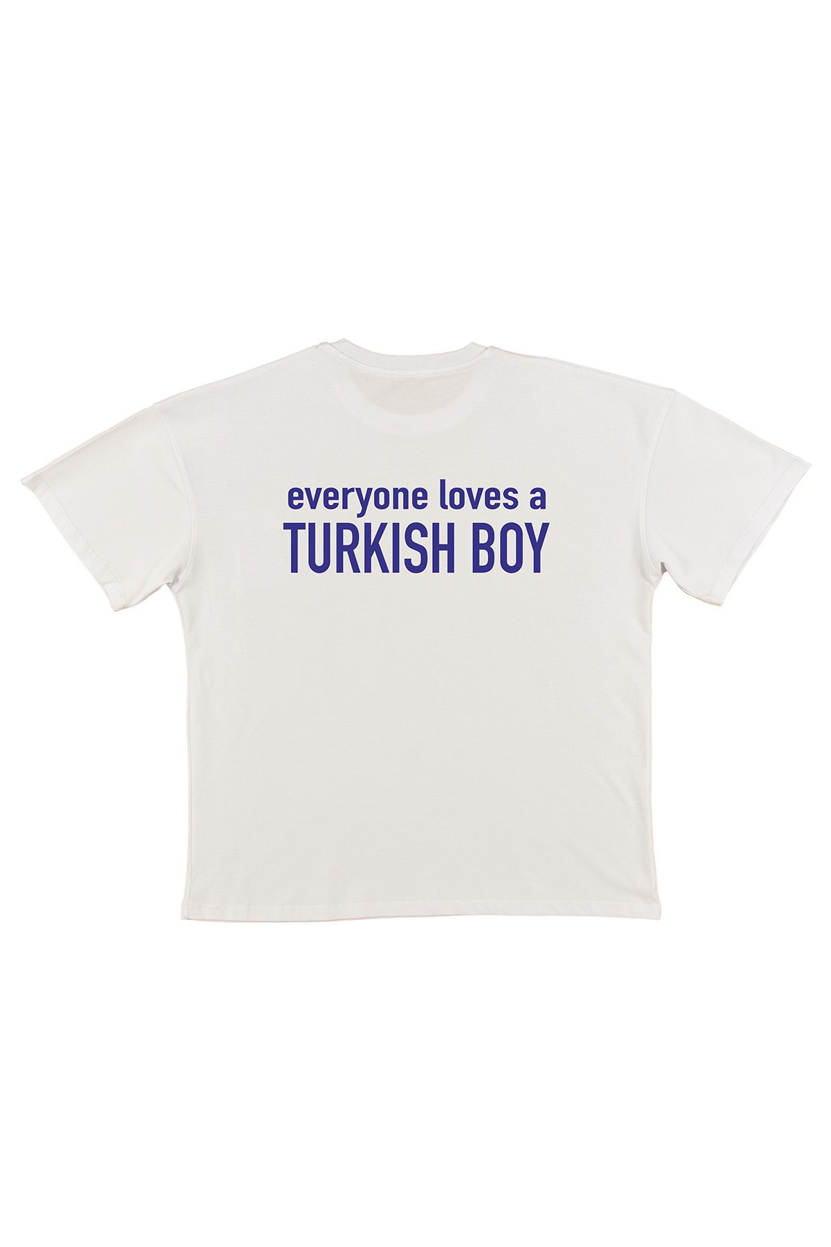 urbvn Boys Baskılı Beyaz Oversize T-shirt