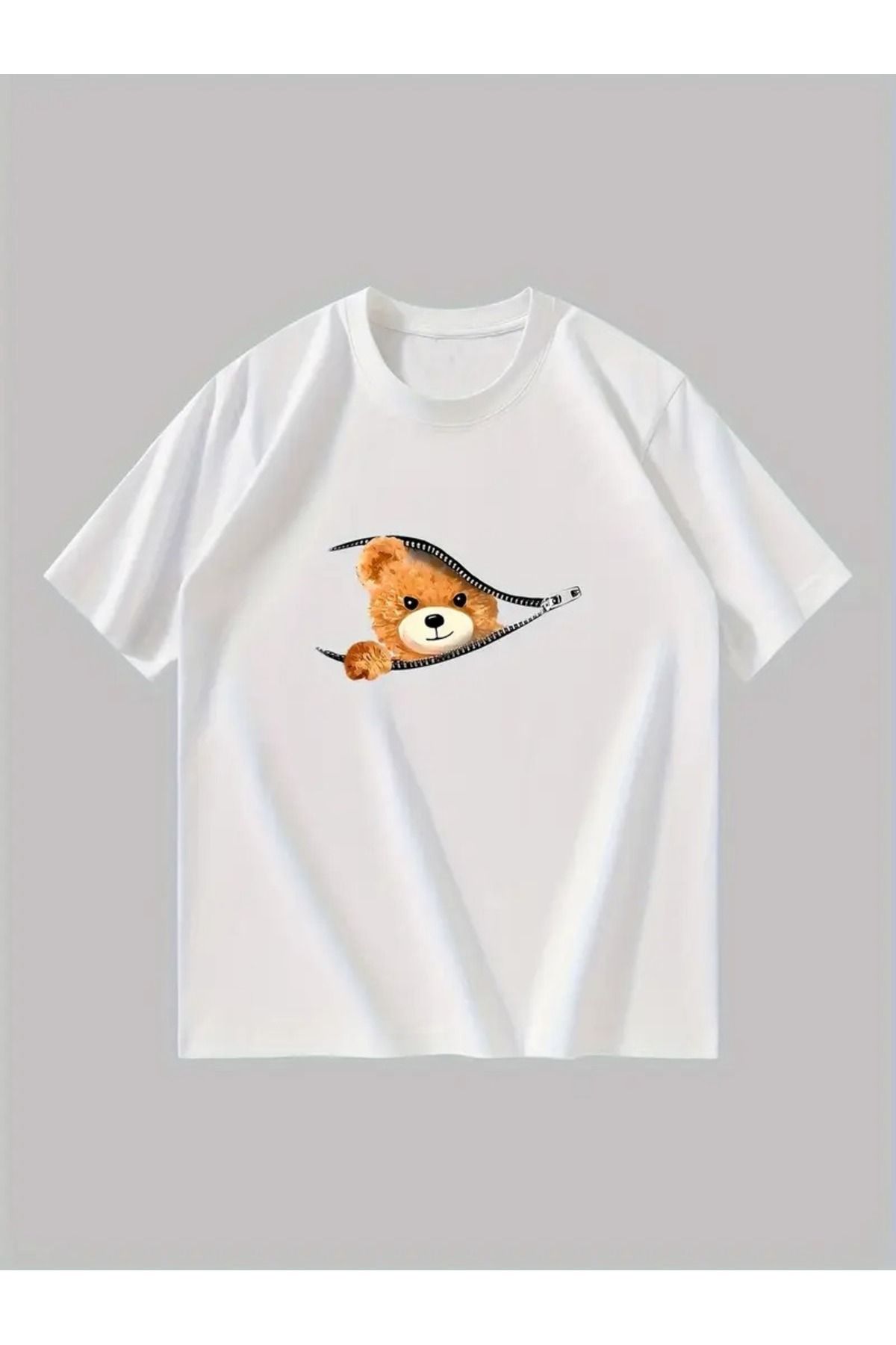 LuxeEdge Baskılı Unisex Oversize T-Shirt