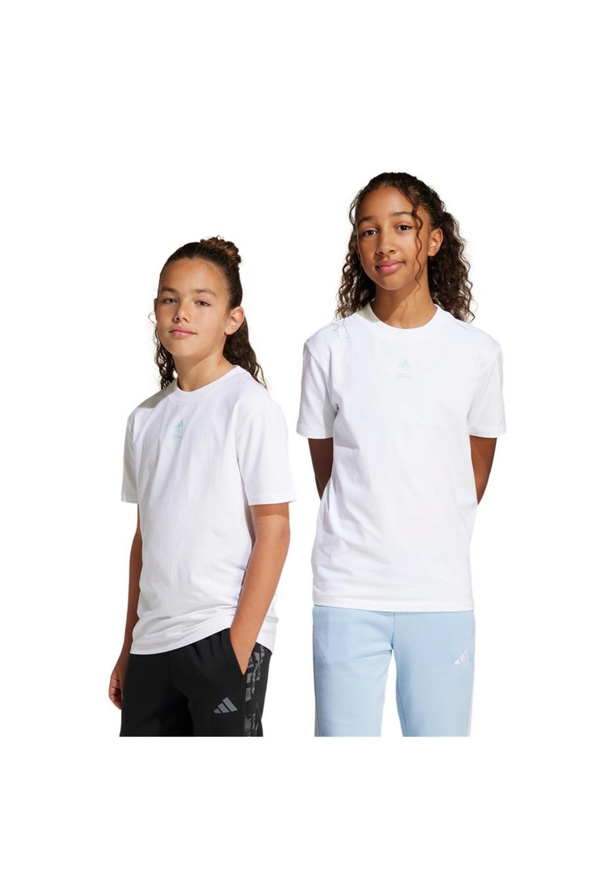 تی شرت دخترانه راسته آستین کوتاه | آدیداس adidas JD4557 - تصویر 7