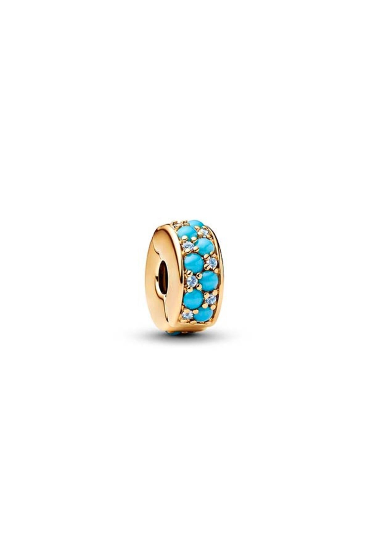 Pandora Su Mavisi Klips Charm