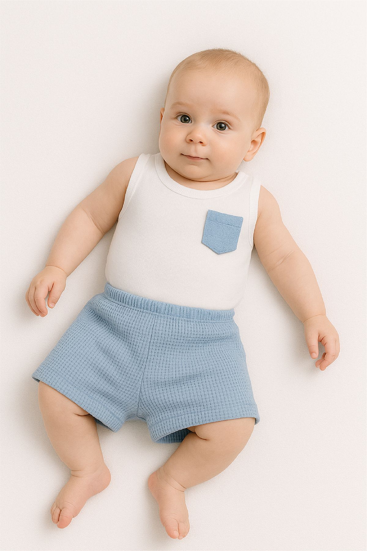 BabyCo ERKEK BEBEK ŞORTLU TAKIM