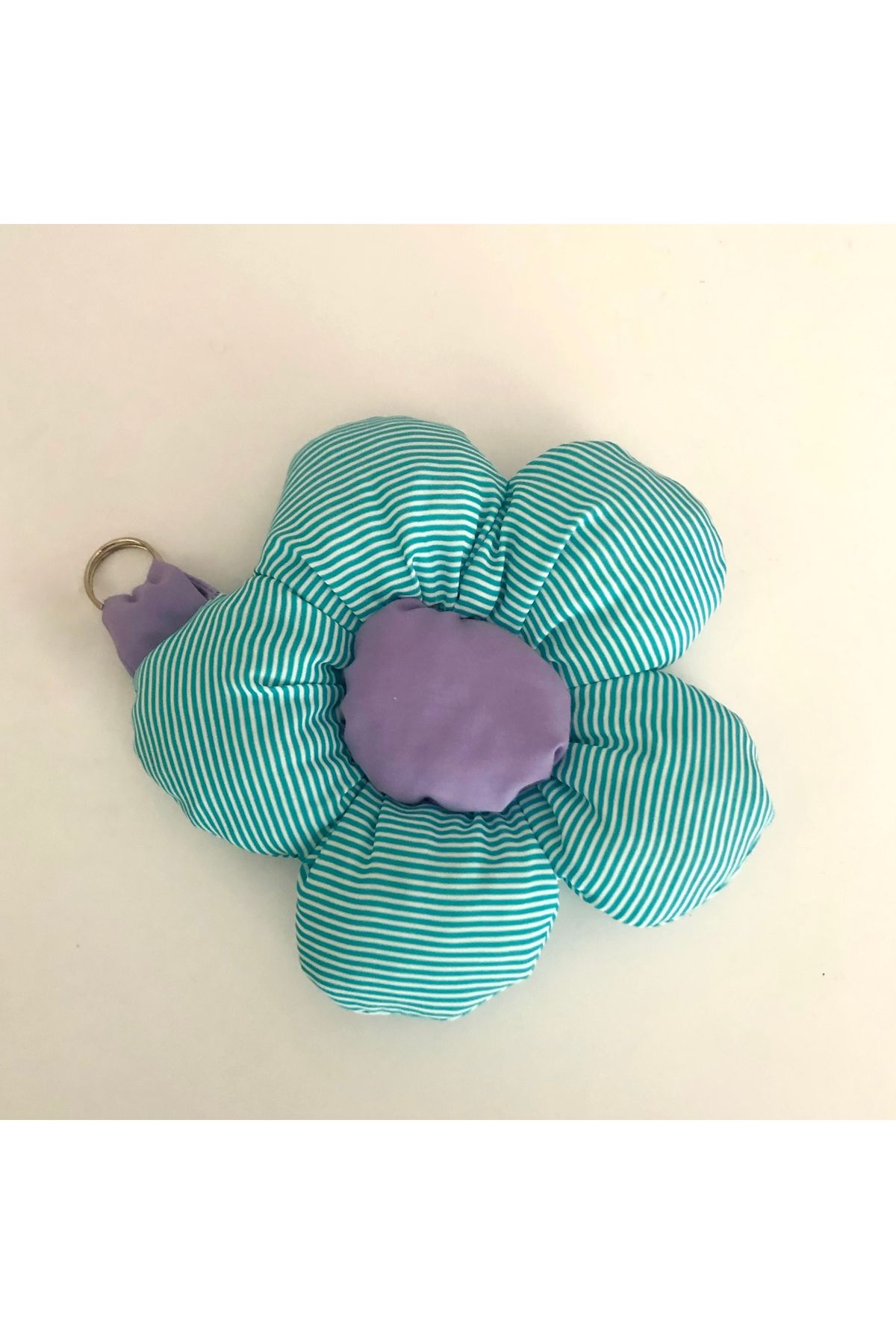 zakun design Çiçek charm anahtarlık, peluş çiçek çanta aksesuarı