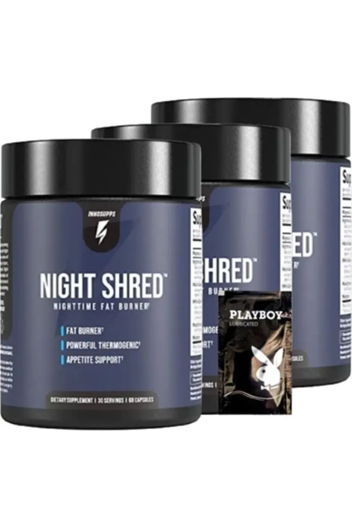 Natural Creams Night Shread Time Fat Burner Gece Yağ Yakma 60 Lı X 3 ADET + 1 Jel Hediye