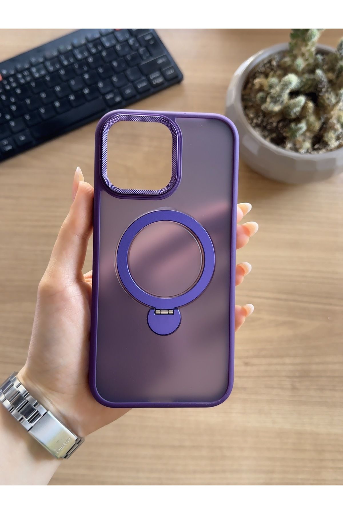MTL iPhone 16 Pro Max Standlı Ve MagSafe Kılıf Soocase622