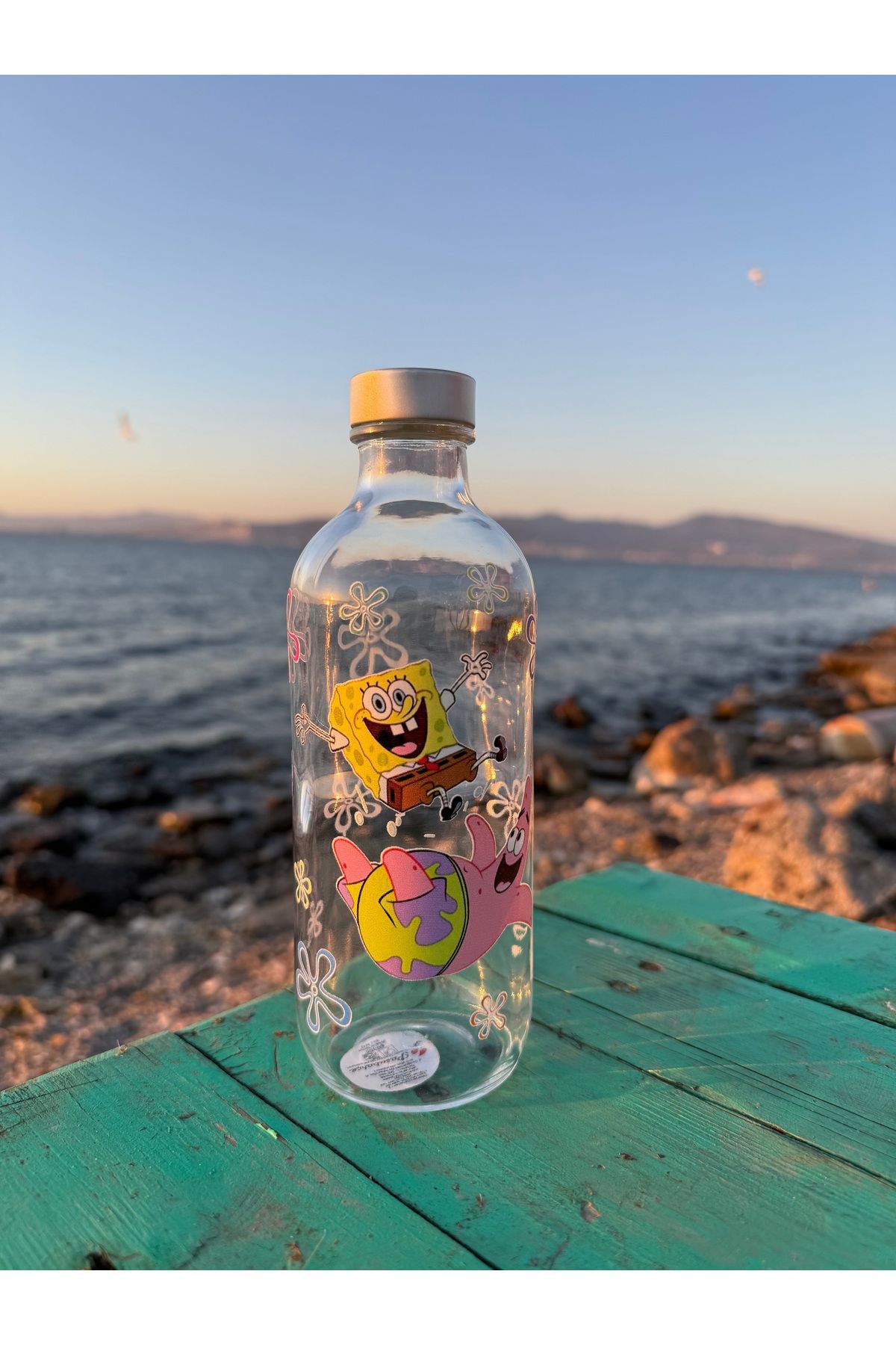 page journals Süngerbob cam su şişesi 500 ml