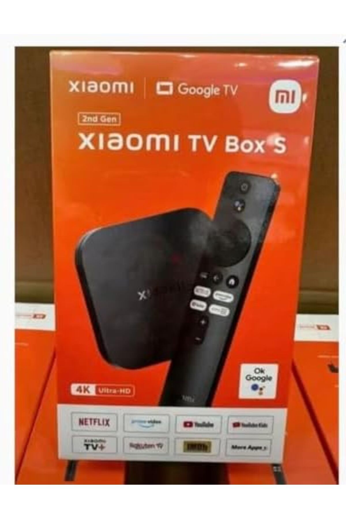 Xiaomi-Xiaomi Mi Box S (2nd Gen) with 4K Ultra HD Streaming Media Player | Dual Band Connectivity | Google 4
