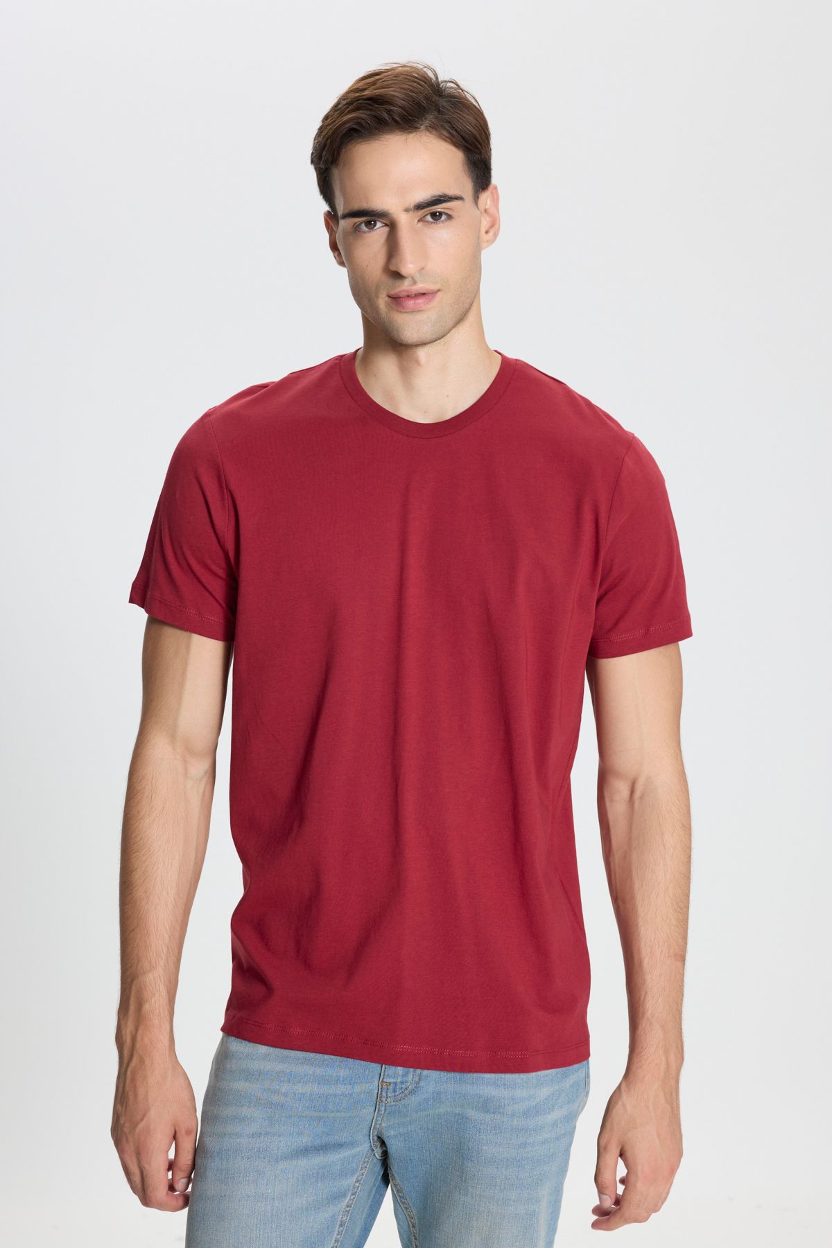 AC&Co / Altınyıldız Classics Slim Fit Bisiklet Yaka 4'lü Basic Tişört Paketi