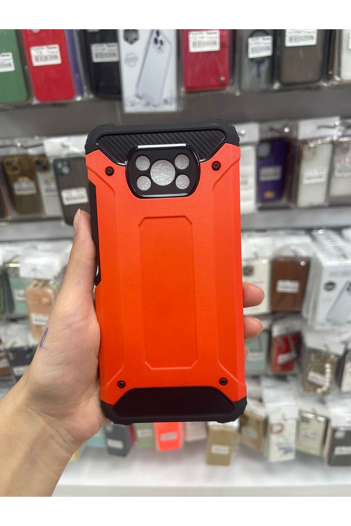 TECNOTREND Xiaomi Poco X3 PRO Kılıf Crash Silikon Kapak