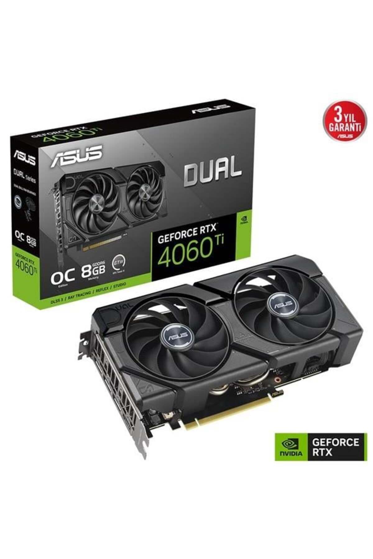ASUS 8gb Dual Rtx4060tı-o8g-evo Gddr6 Hdmı-dp Pcıe 4.0