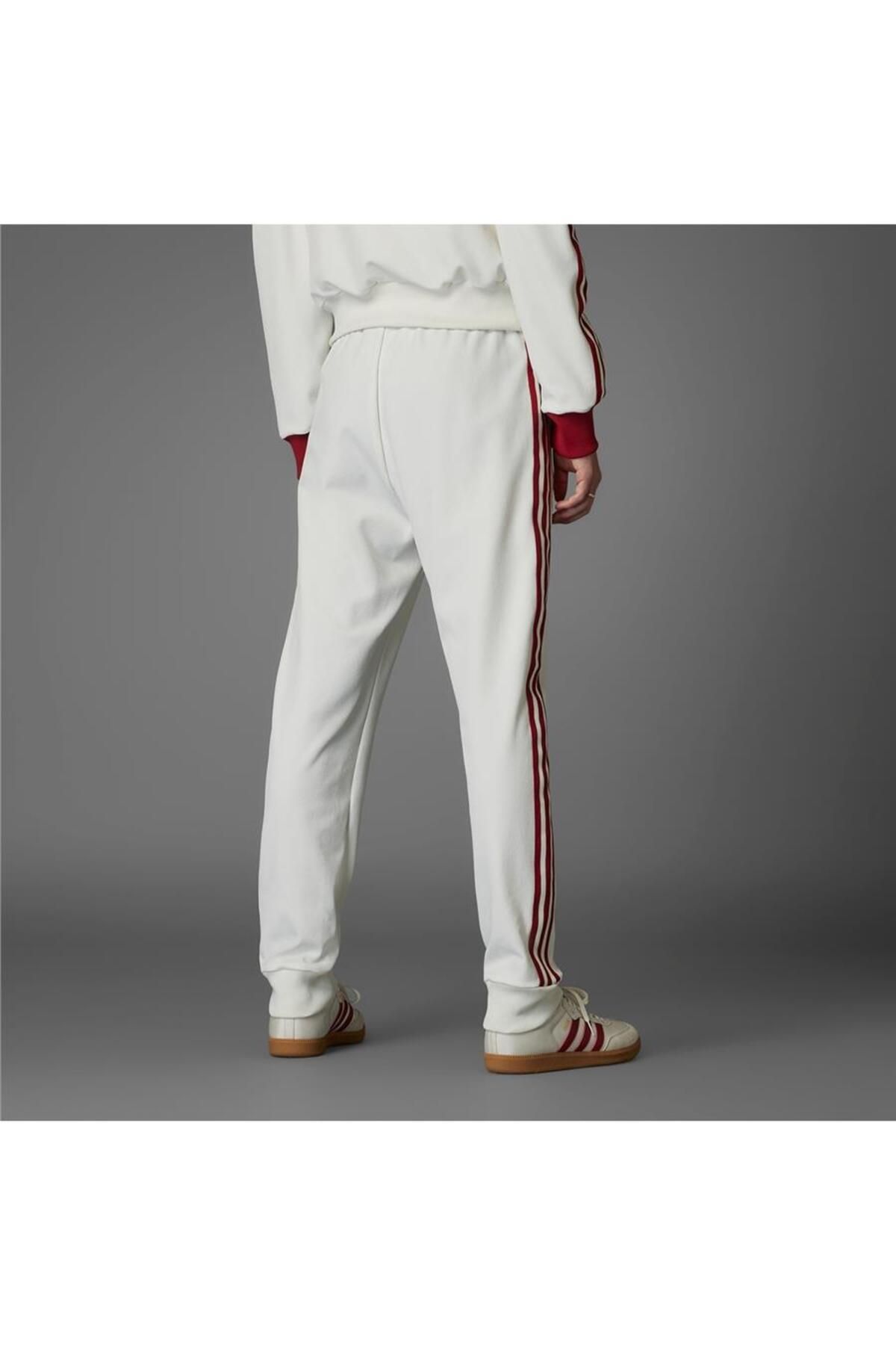 شلوار گرمکن ورزشی سفید مردانه لباس های فوتبال شش FCB 125 TP adidas