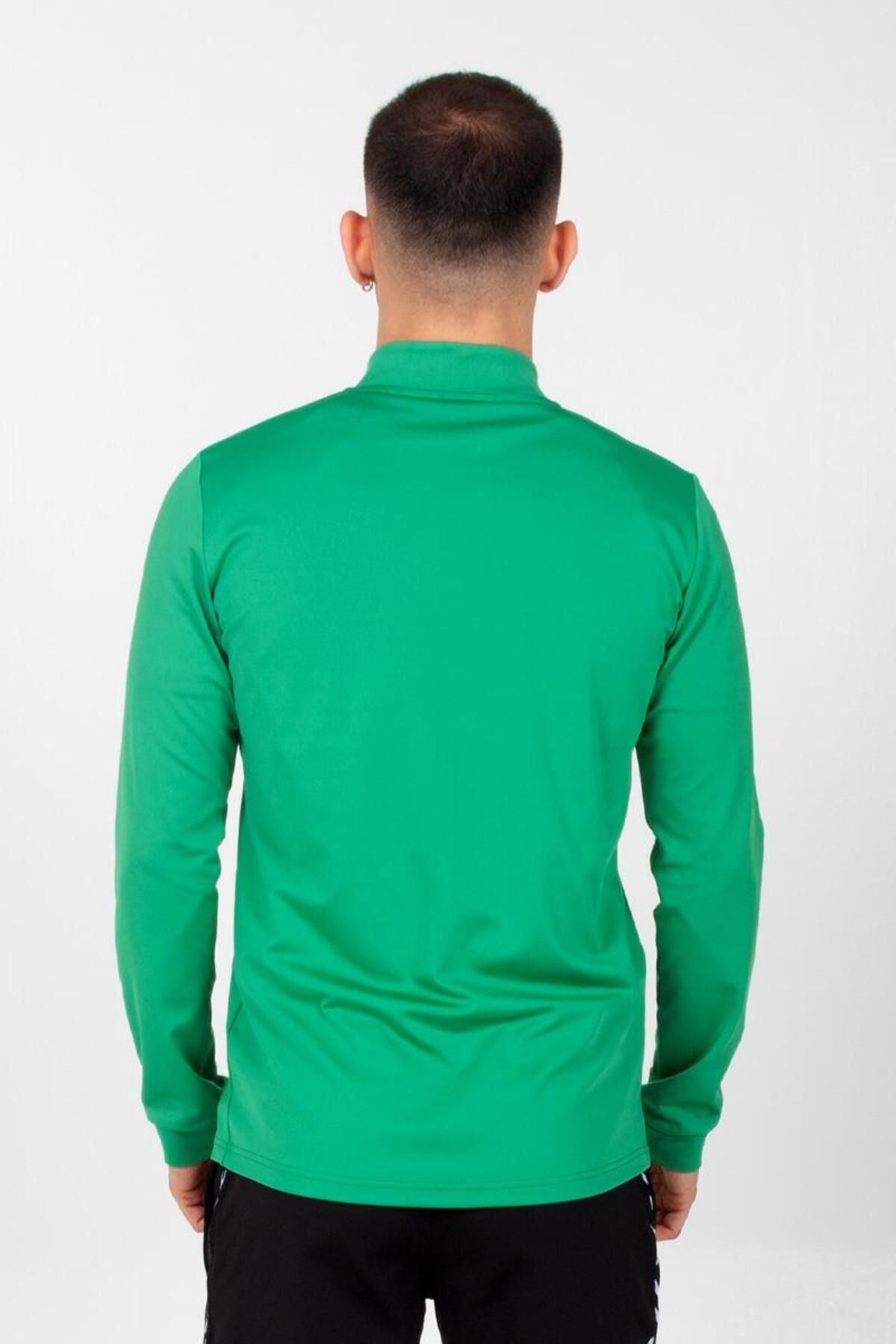 ست گرمکن ورزشی مردانه و زنانه لباس مناسب برای کمپینگ چمن سبز hummel