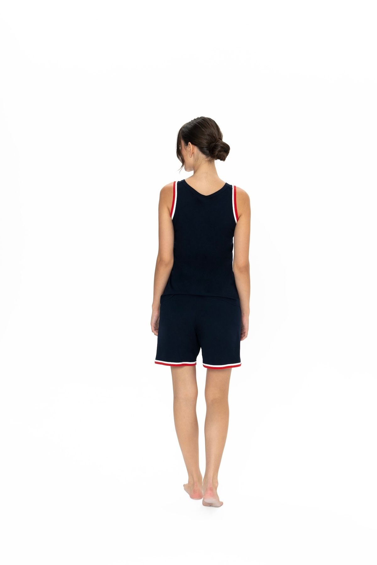 U.S. Polo Assn. U.S. Polo Assn. U.S. Polo Assn Pamuk-Polyester Yazlık Askılı Pijama Takımı BNNTO.2.M.0R.K.0.T0N.5.G