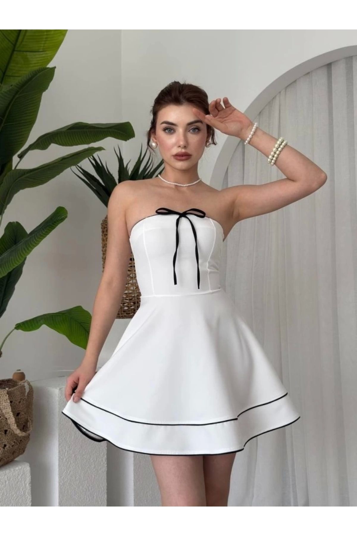 Butik Yuna Straplez Elbise