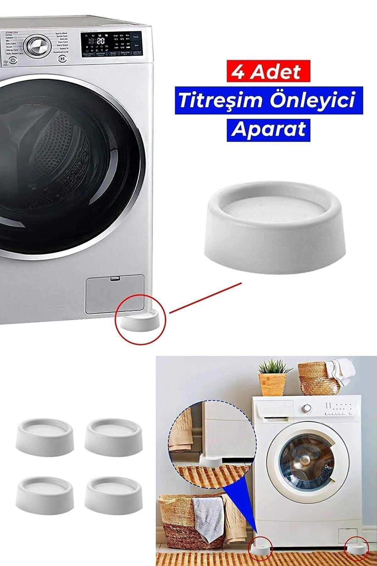 ÖZ BEYAZ EŞYA Tüm Marka Ve Model Uyumlu Çamaşır Makinesi Ses Titreşim Önleyici Ayak Takoz ( 4 Adet )