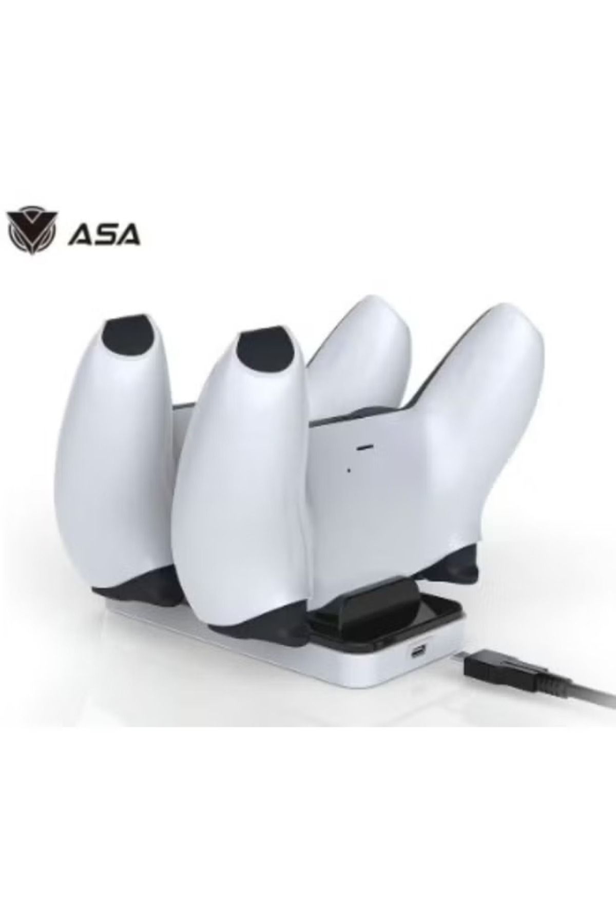 ASA-Controller Charging Station For Ps5 Dualsense | Dual Fast Controller Charger Compatible 4
