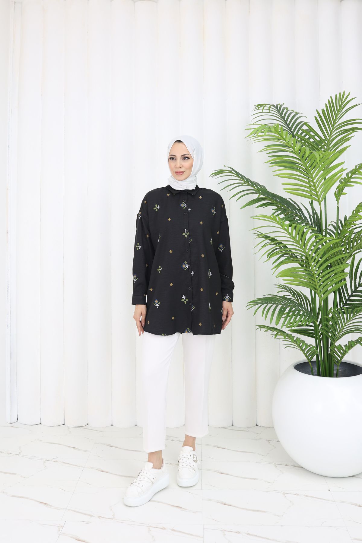 KEBİRE MODA ETNİK GÖMLEK