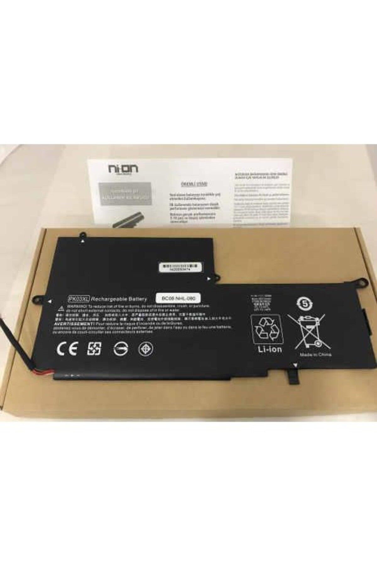 NION Hp Spectre Pro x360 G2 V1B01EA uyumlu Notebook Batarya - Pil