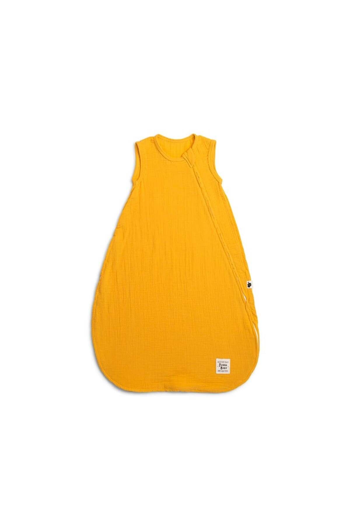 Muslin Uyku Tulumu - Kolsuz - Marigold - Hardal - 70 Cm