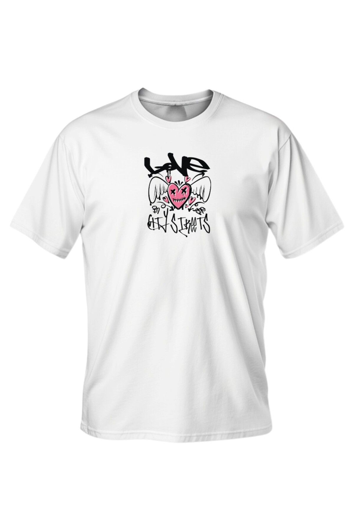 LUMARTA Regular City Streets Baskılı T-Shirt