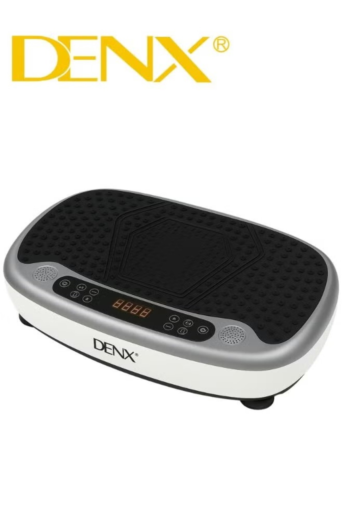 Denx-Vibration Plate Exercise Machine - Whole Body Workout Vibration w/ Loop Bands DX2593 3