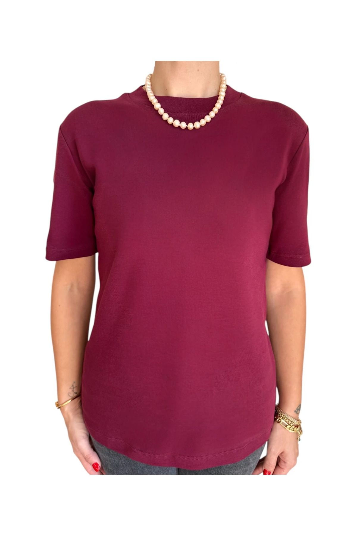 saze butik MARKA BORDO TSHIRT