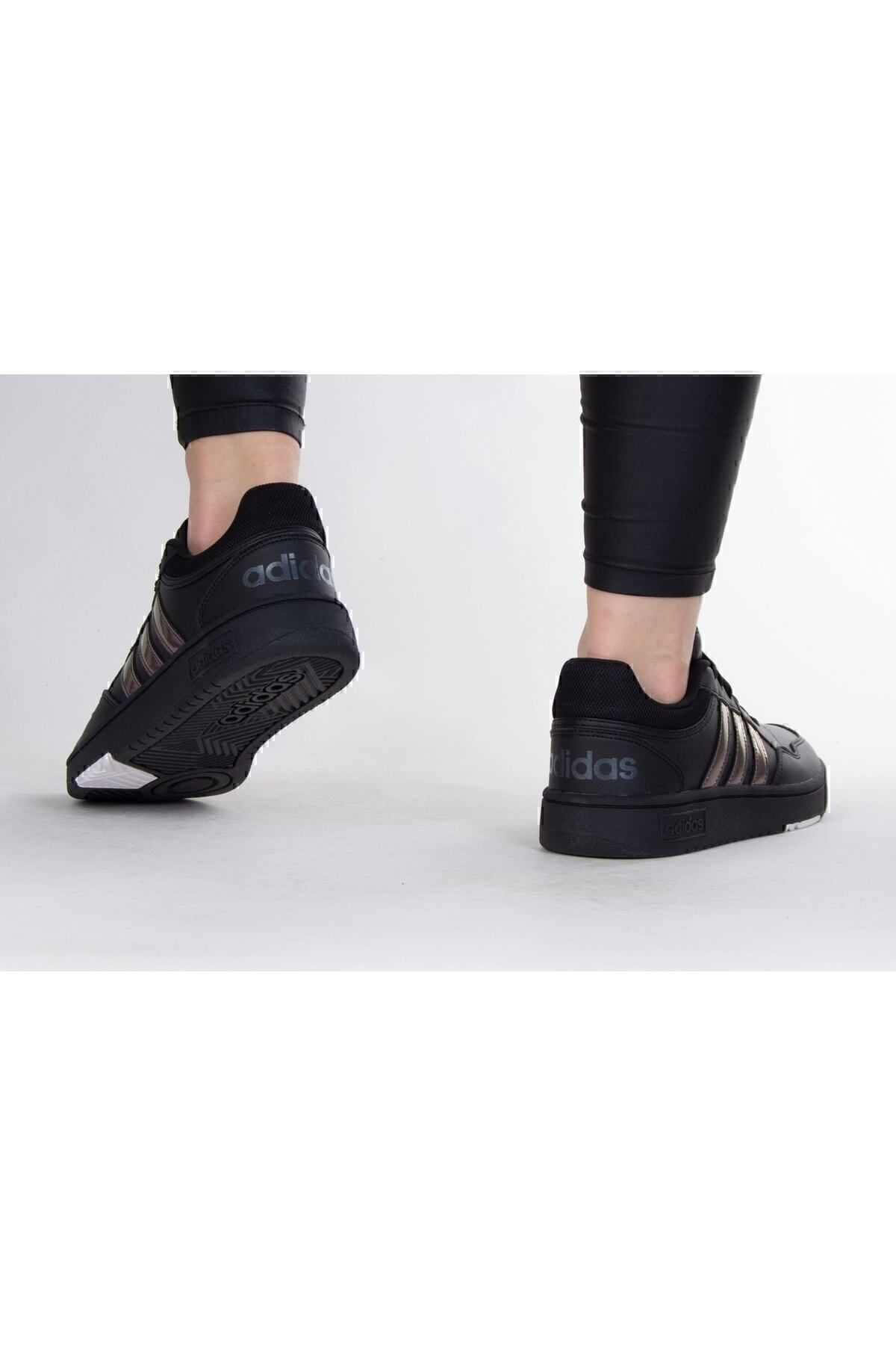 کفش پیاده روی زنانه HOOPS 3.0 K روزانه جوان GZ9671 سیاه adidas