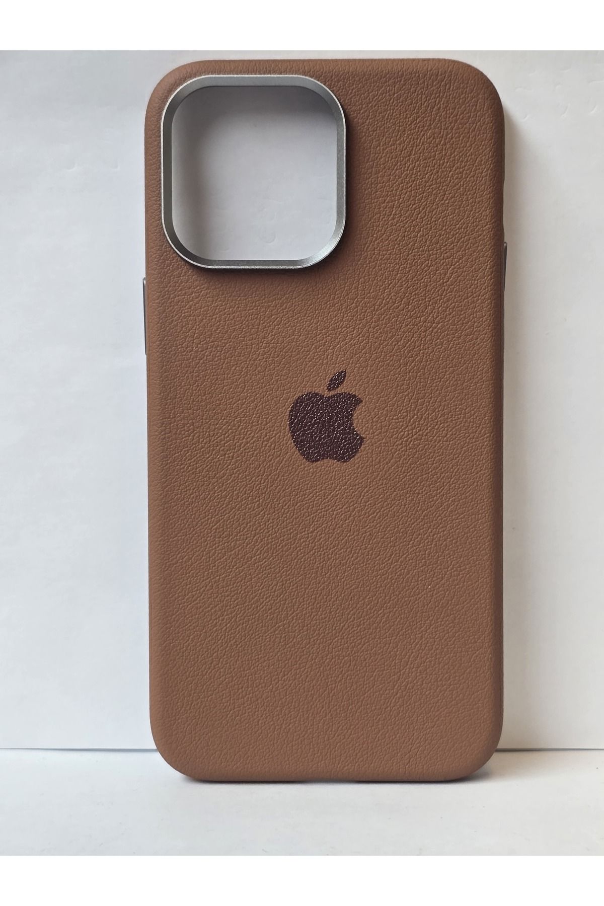 FATÖZ ACCESSORY iPhone 14 Pro Max için MagSafe Özellikli Lüks Kahverengi Deri Görünümlü Kılıf