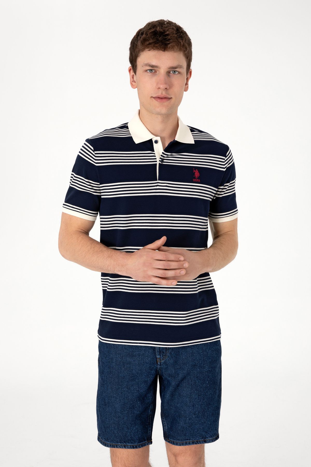 U.S. Polo Assn. Erkek Lacivert Tişört 50306826-VR033