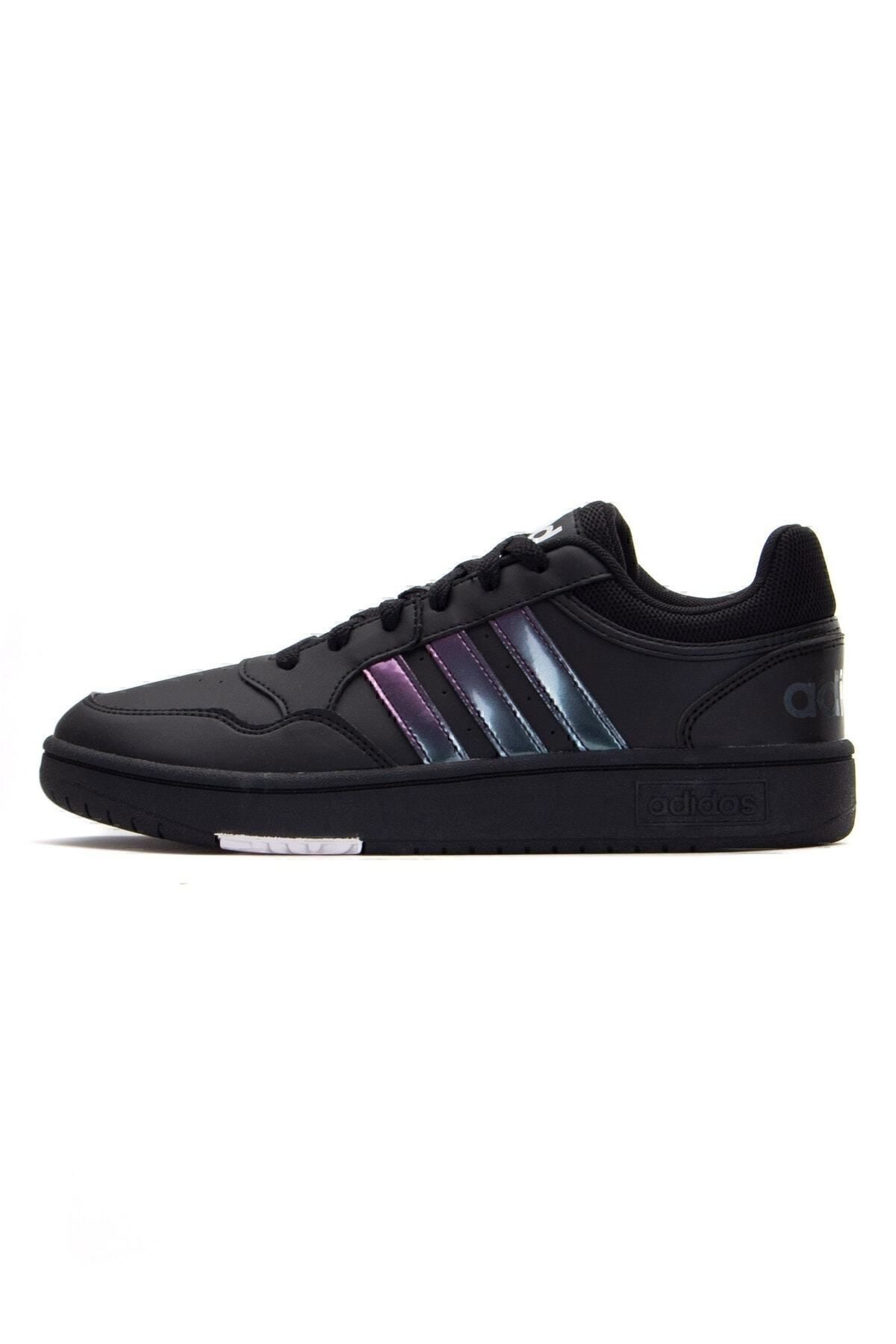 کفش پیاده روی زنانه HOOPS 3.0 K روزانه جوان GZ9671 سیاه adidas