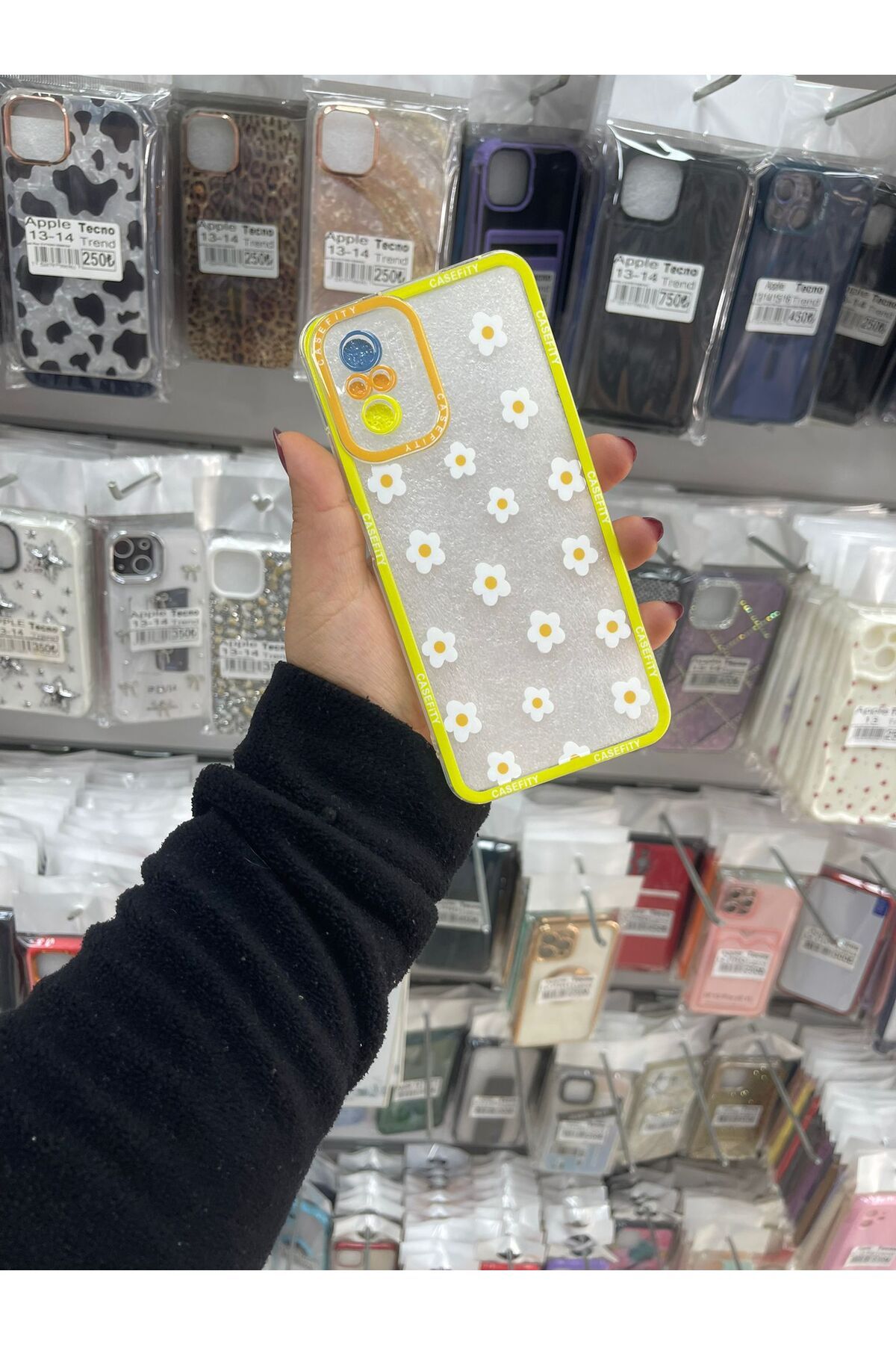 TECNOTREND Redmi Note 10/10s Uyumlu desenli şeffaf silikon kılıf