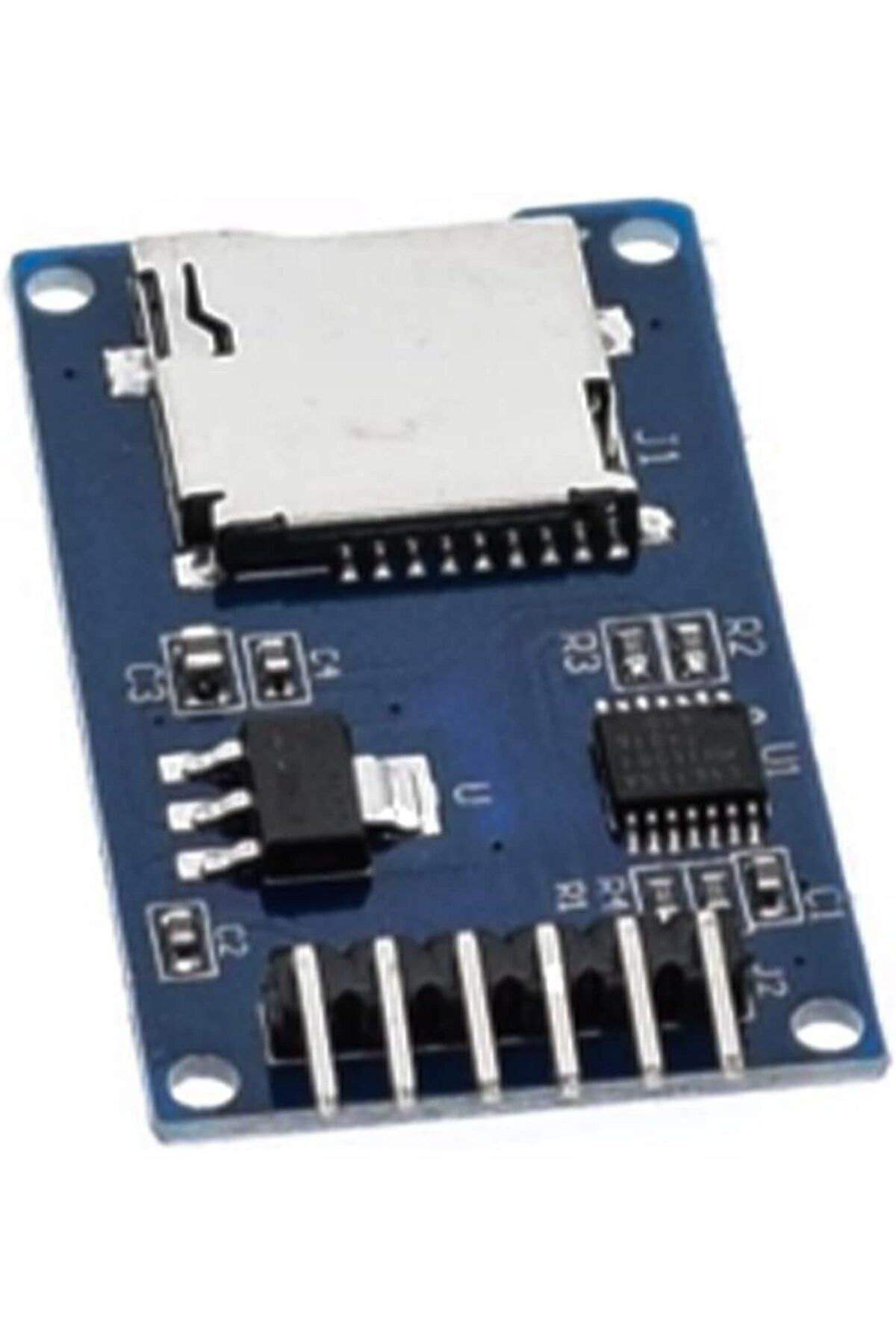 Arduino-Set Of 10 Modules For 10gtek Microsd Card, Metal, Blue 5