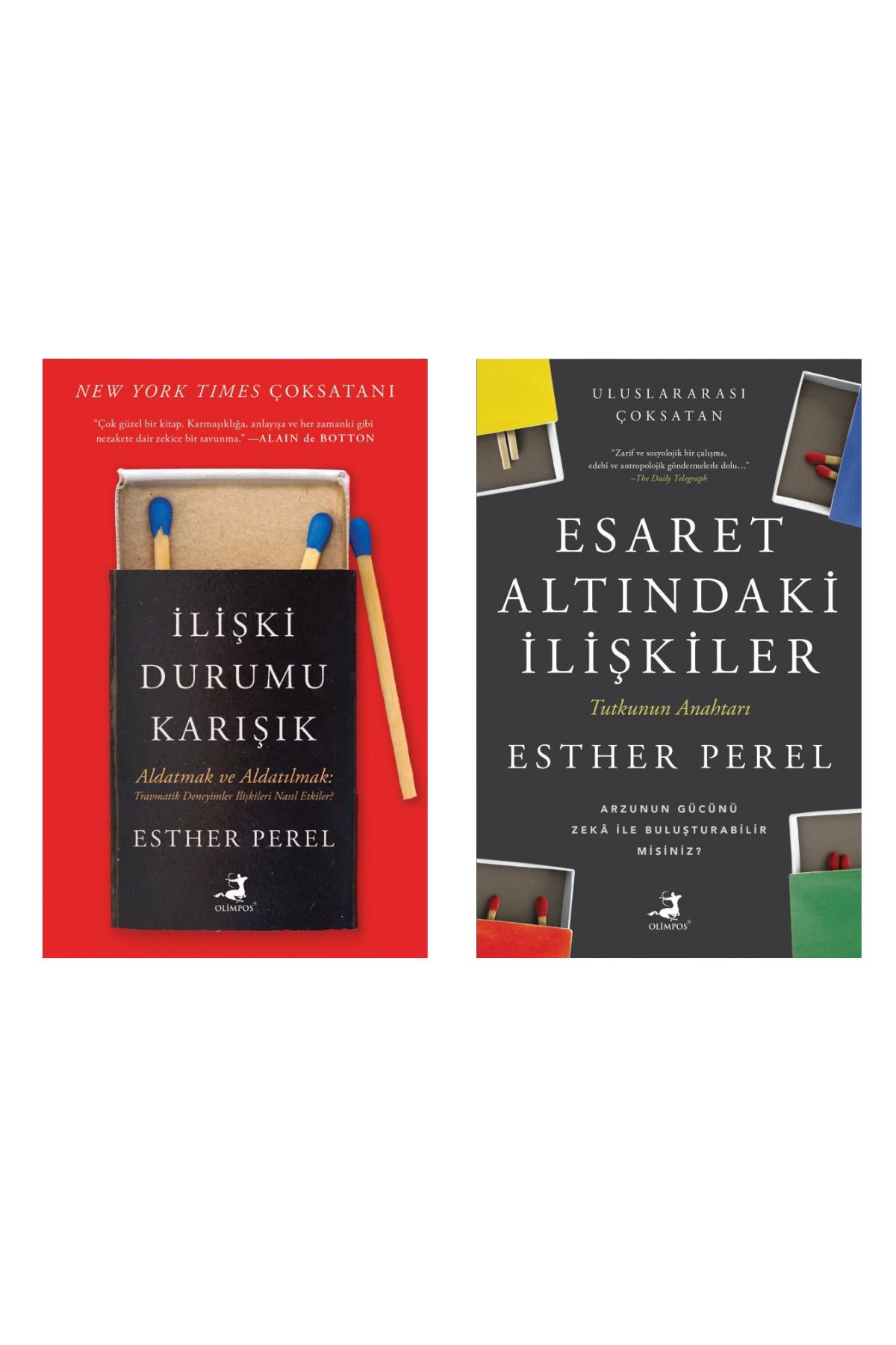 Olimpos Yayınları 2 Kitap / İlişki Durumu Karışık - Esaret Altındaki İlişkiler (Esther Perel)