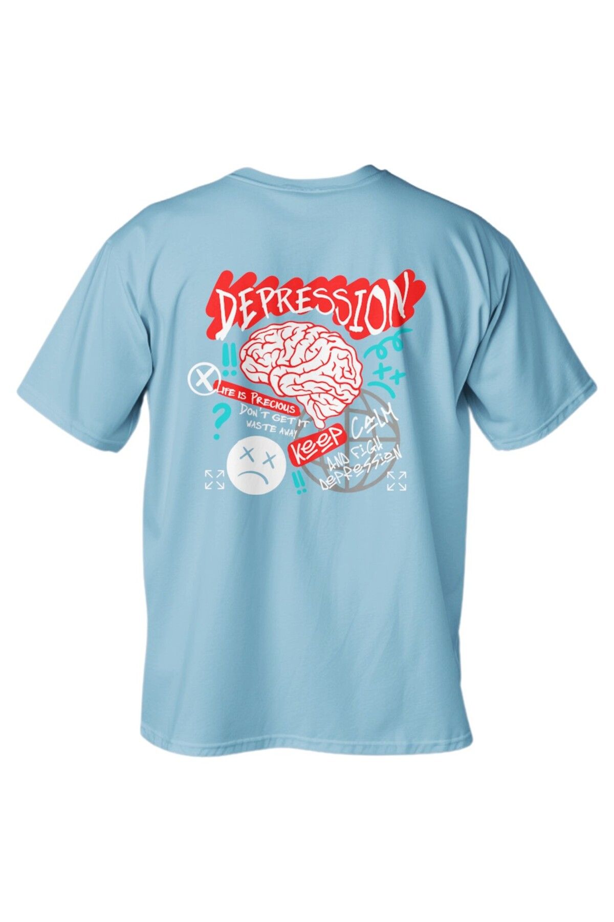 LUMARTA Regular Depression Baskılı T-Shirt