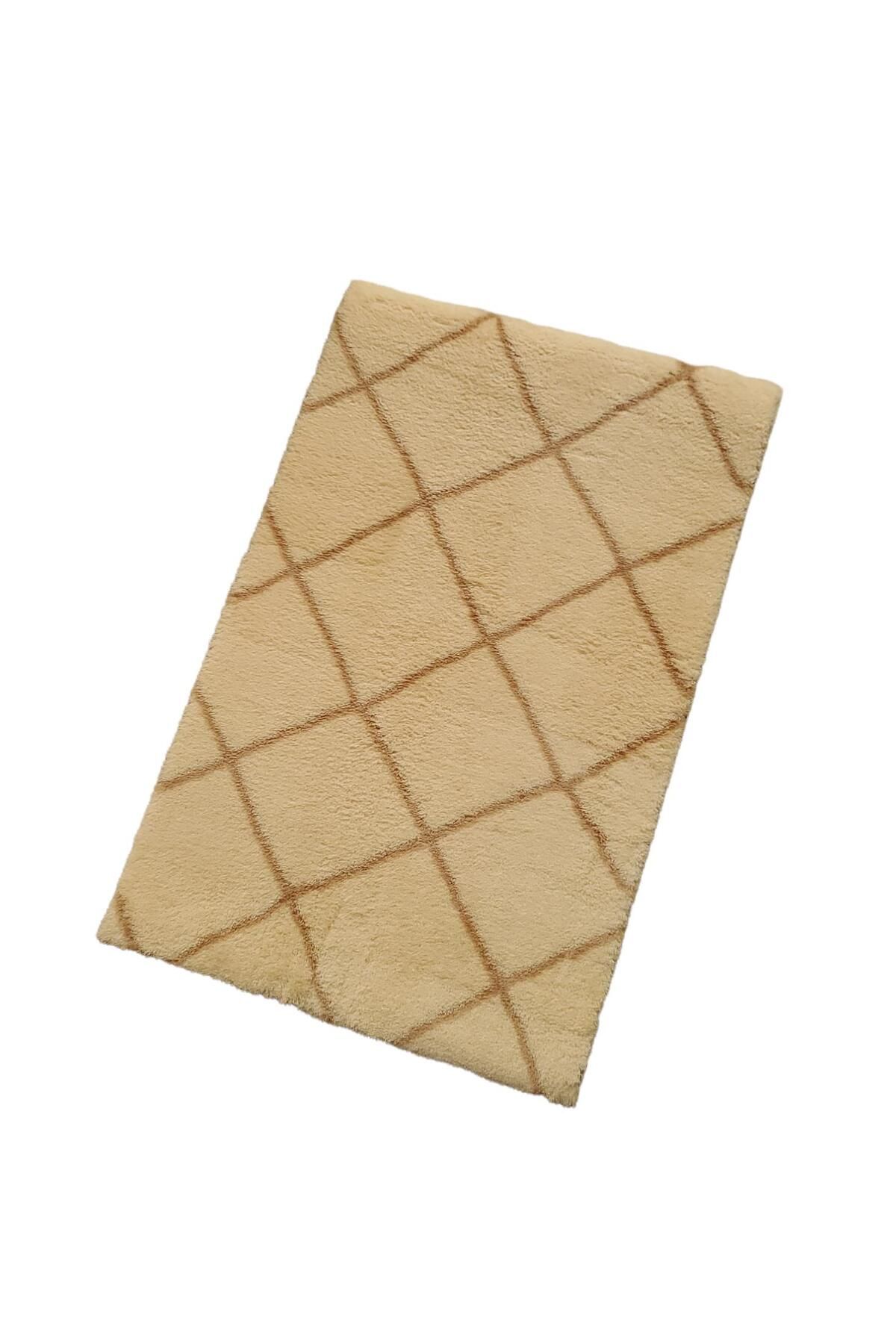 Jassrug Royal Kaymaz Taban Banyo Halısı 50x80 Diamond Bej