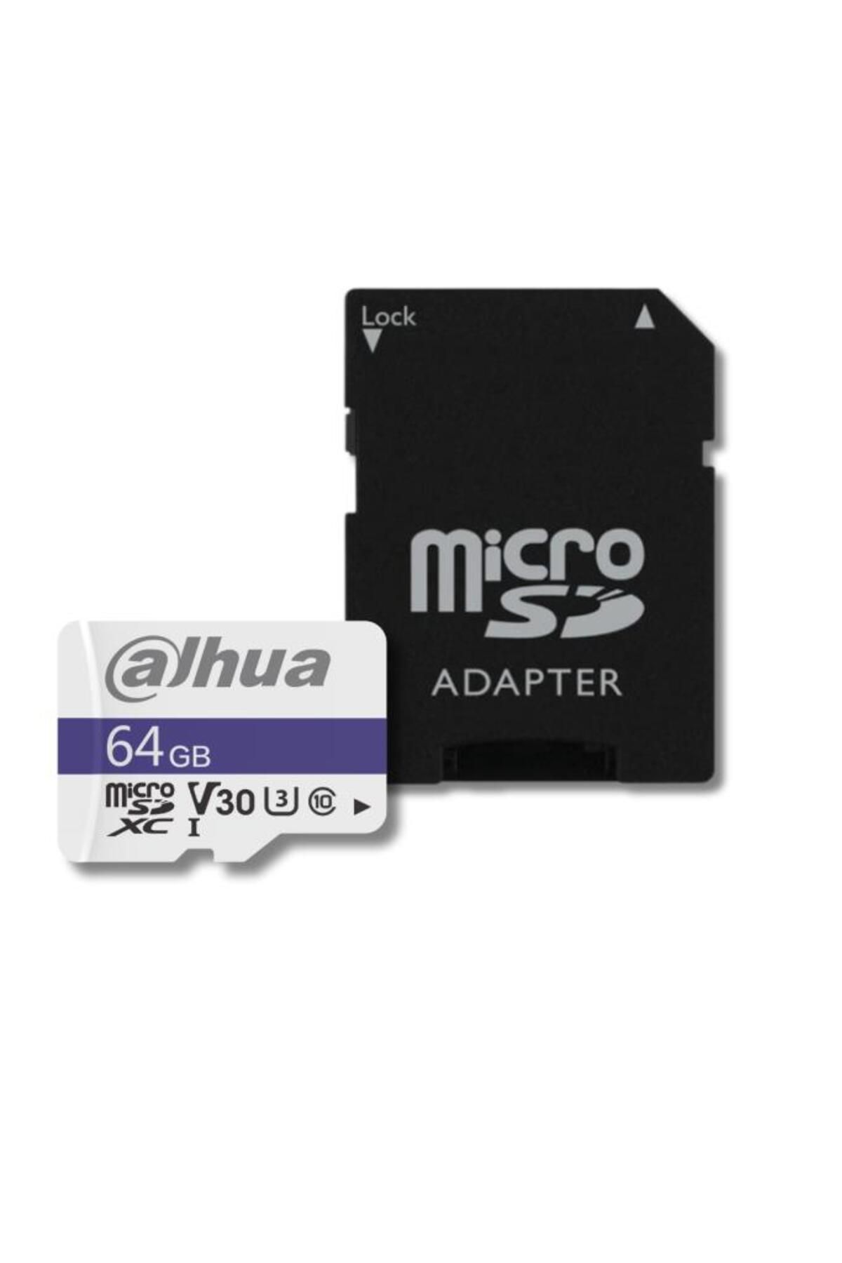DAHUA C100A 64GB MicroSDXC U3 Hafıza Kartı + SD Adaptör